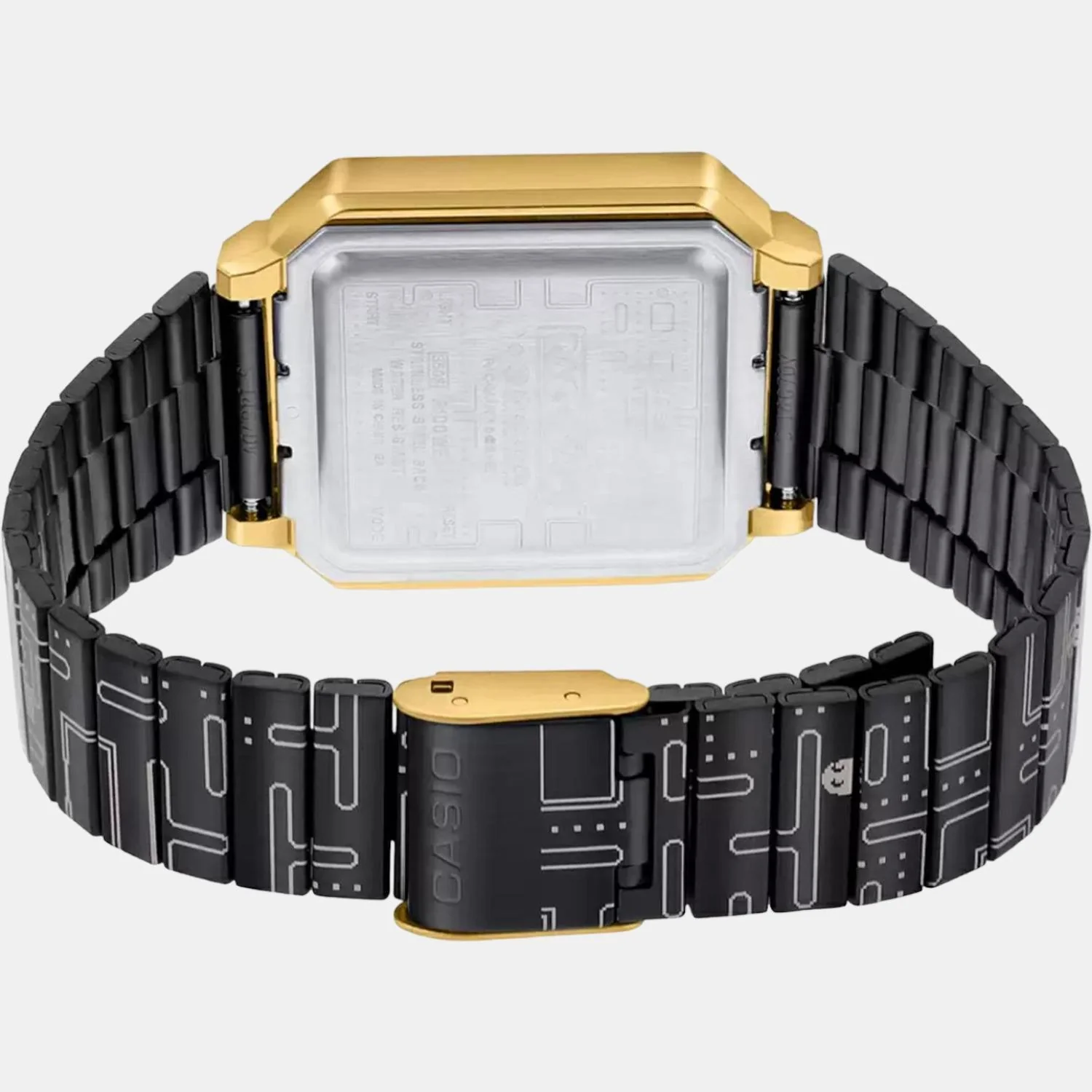 Vintage Unisex Quartz Black Dial Digital Stainless Steel Watch D242 - Image 5