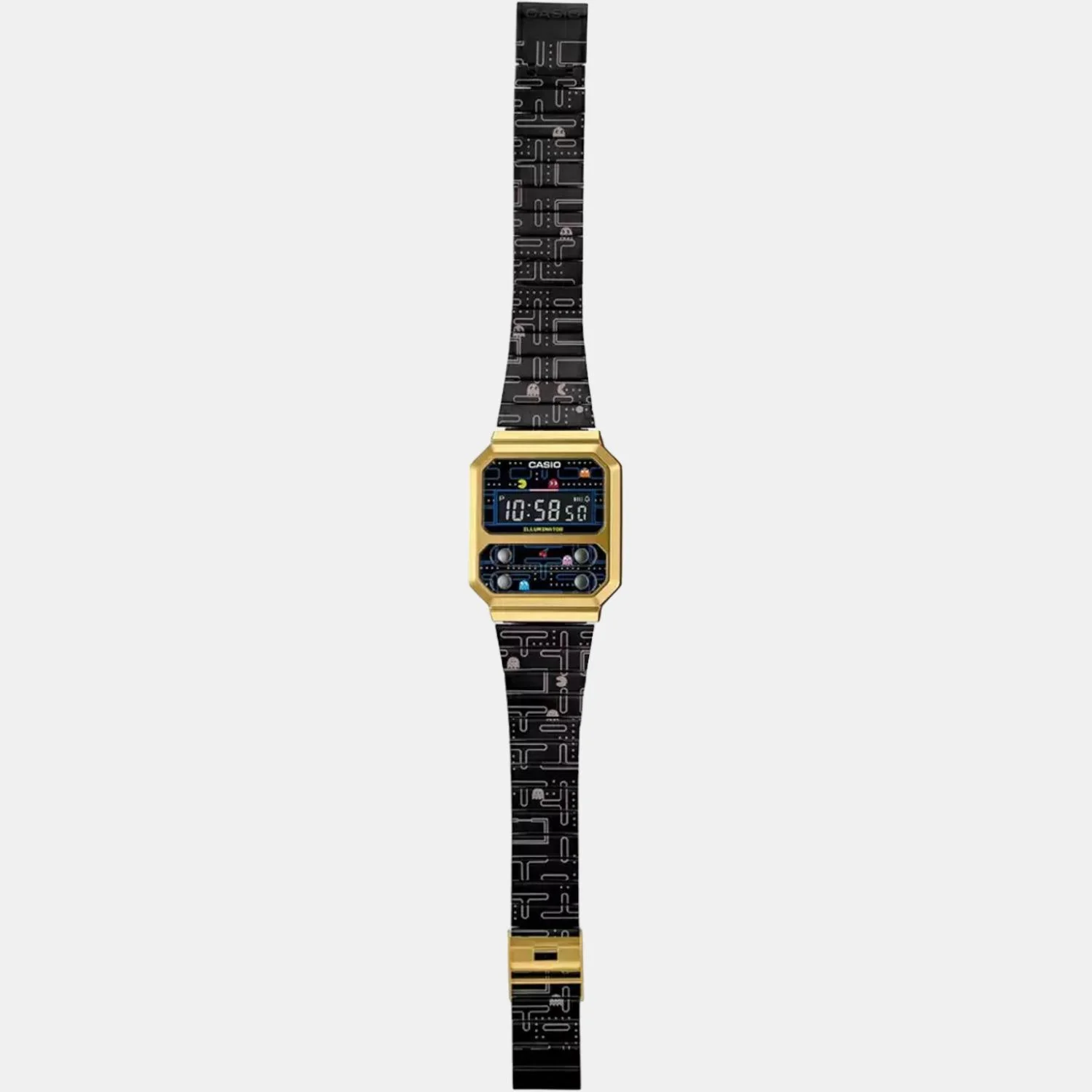 Vintage Unisex Quartz Black Dial Digital Stainless Steel Watch D242 - Image 6