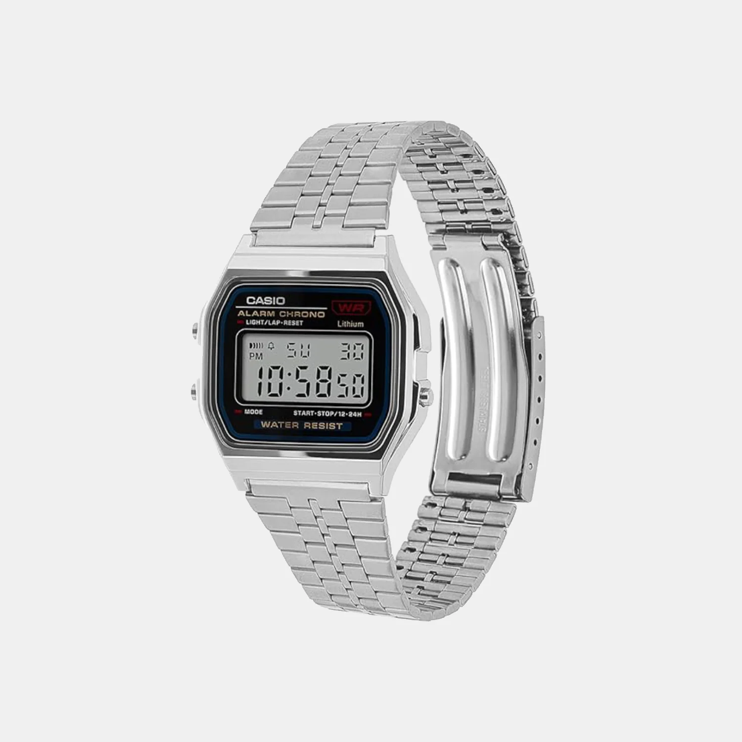 Vintage Unisex Quartz Black Dial Digital Watch D339 - Image 5