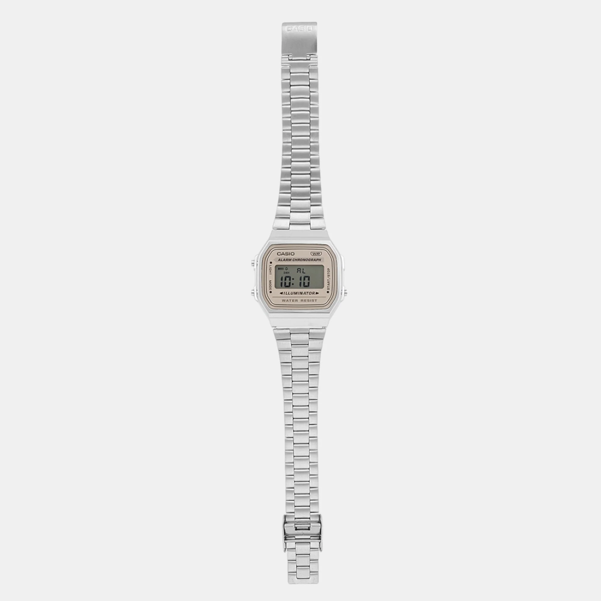 Vintage Unisex Quartz Light Brown Dial Digital Stainless Steel Watch D332 - Image 7