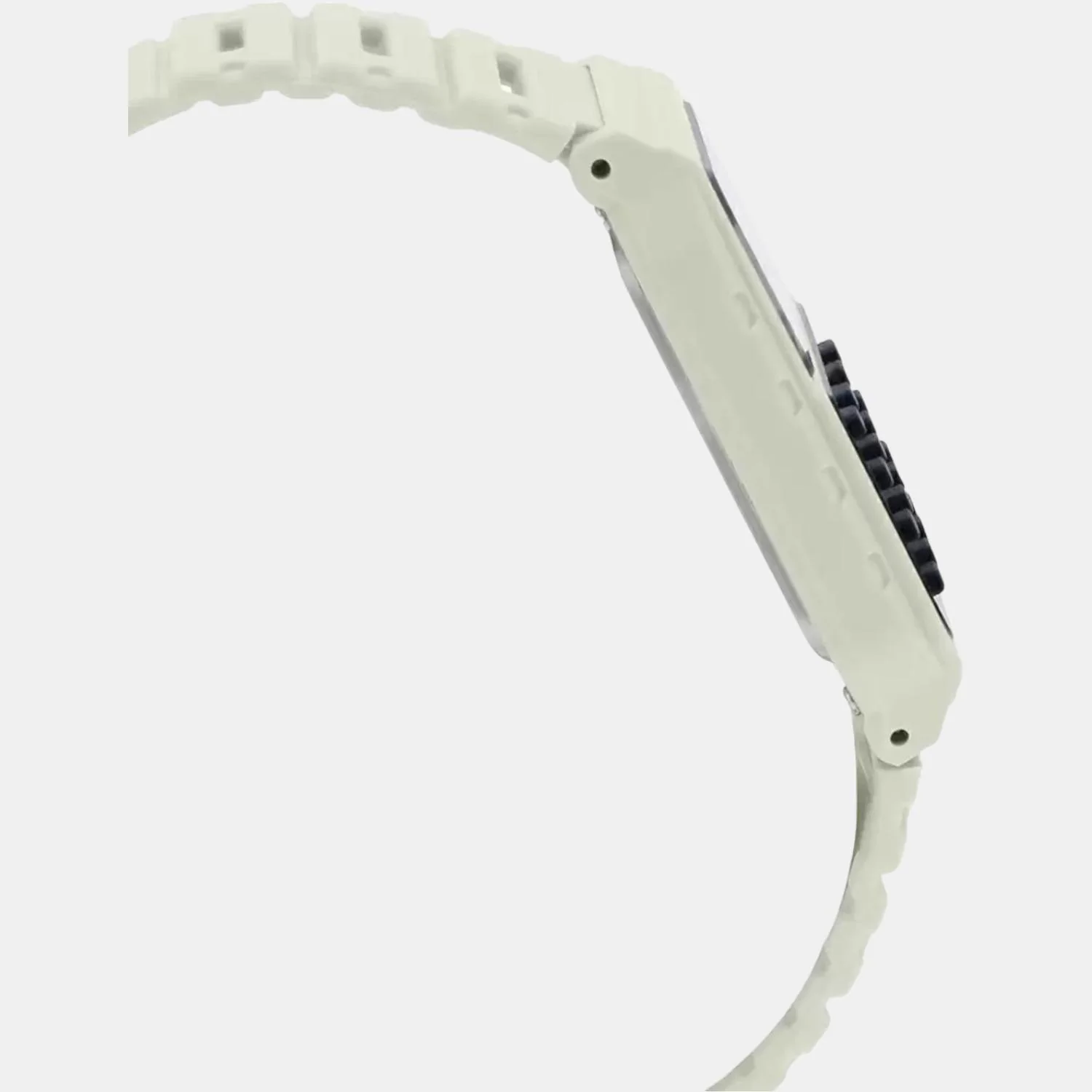 Vintage Unisex Quartz White Dial Digital Resin Watch D249 - Image 3