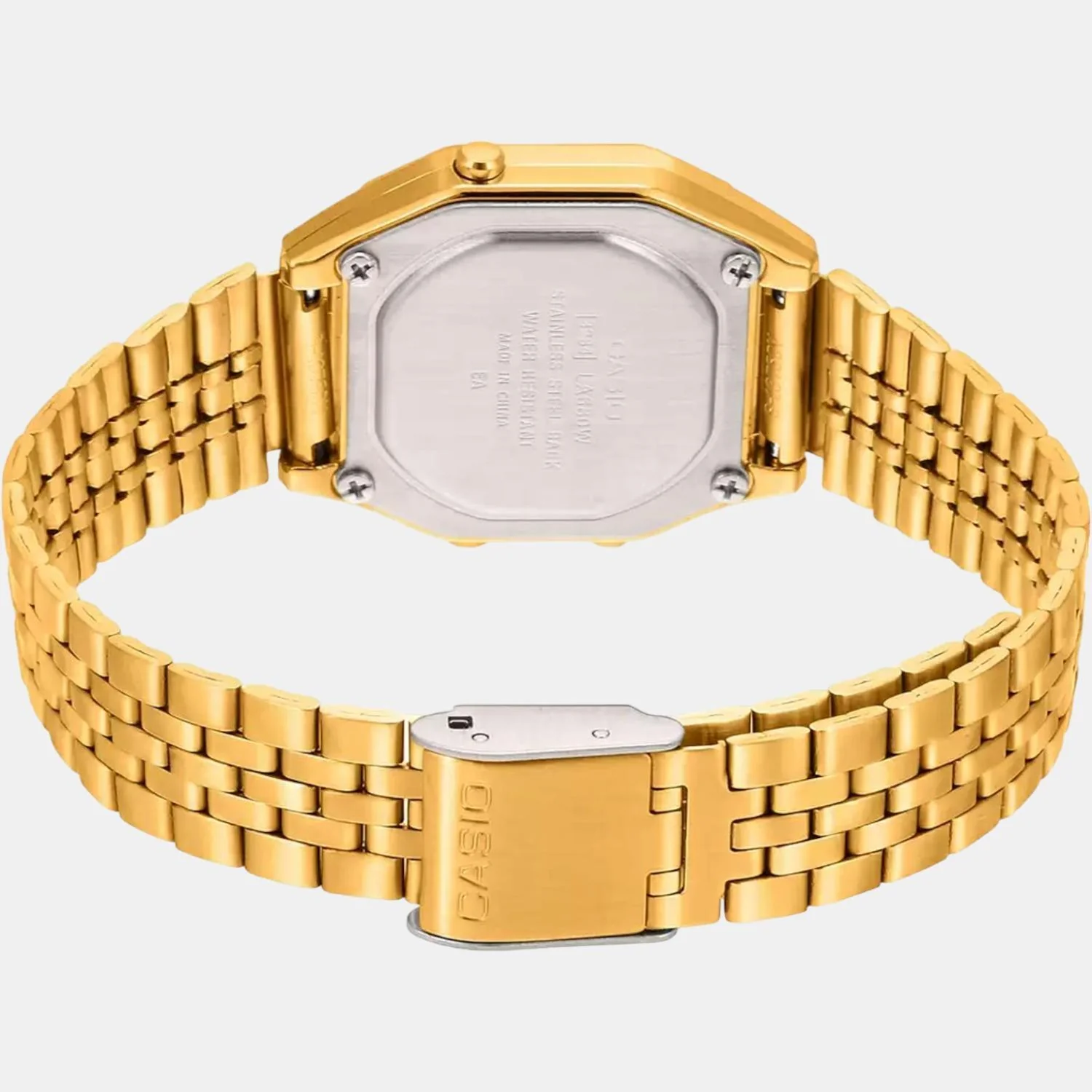 Vintage Women Quartz Black Dial Digital Stainless Steel Watch D205 - Image 4