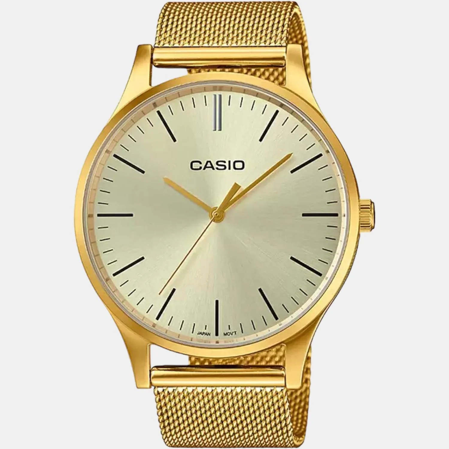 Vintage Women Quartz Gold Dial Analog Stainless Steel Watch A1867 - Image 2