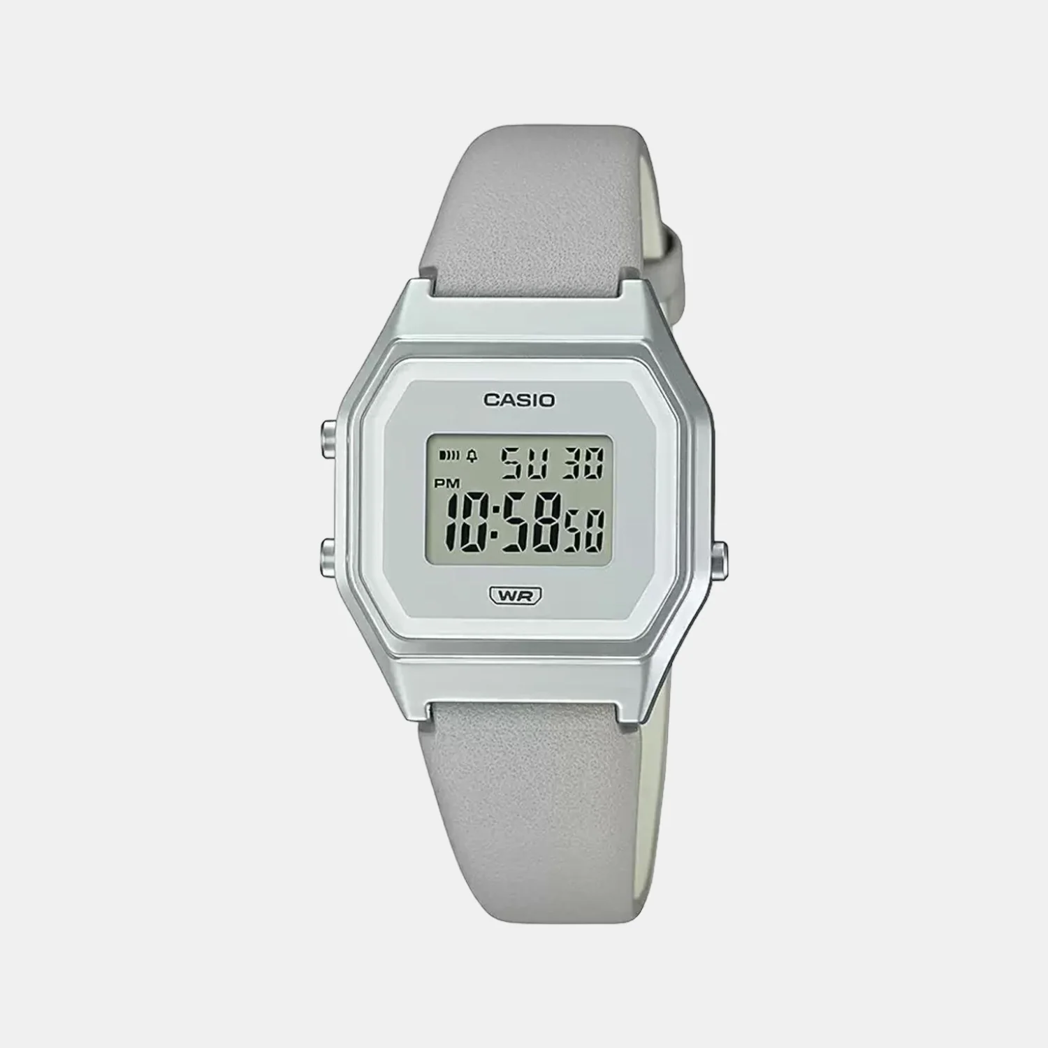 Vintage Women Quartz Grey Dial Digital Resin Watch D287