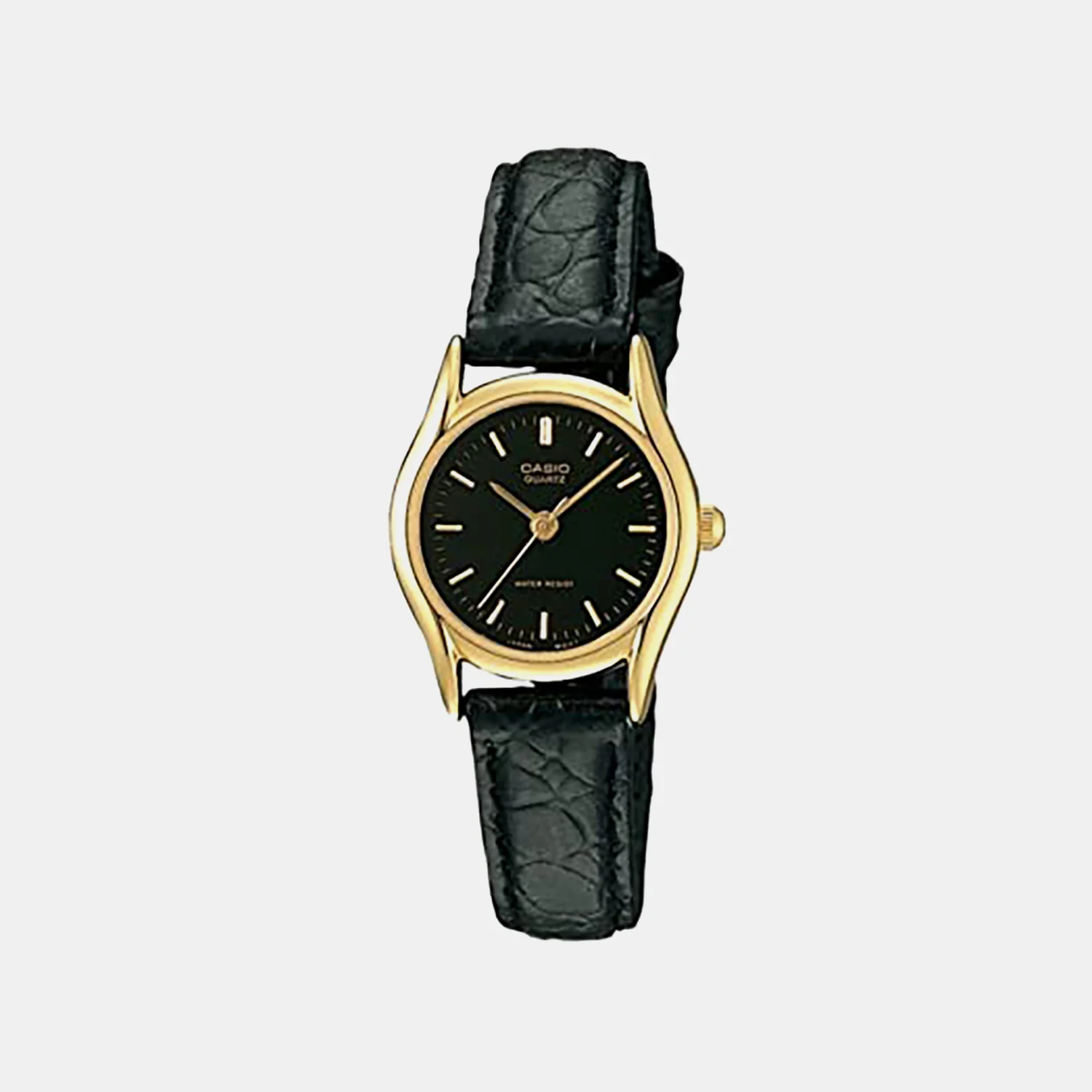 Women Quartz Black Dial Analog Leather Watch LTP-1094Q-1ARDF A1415