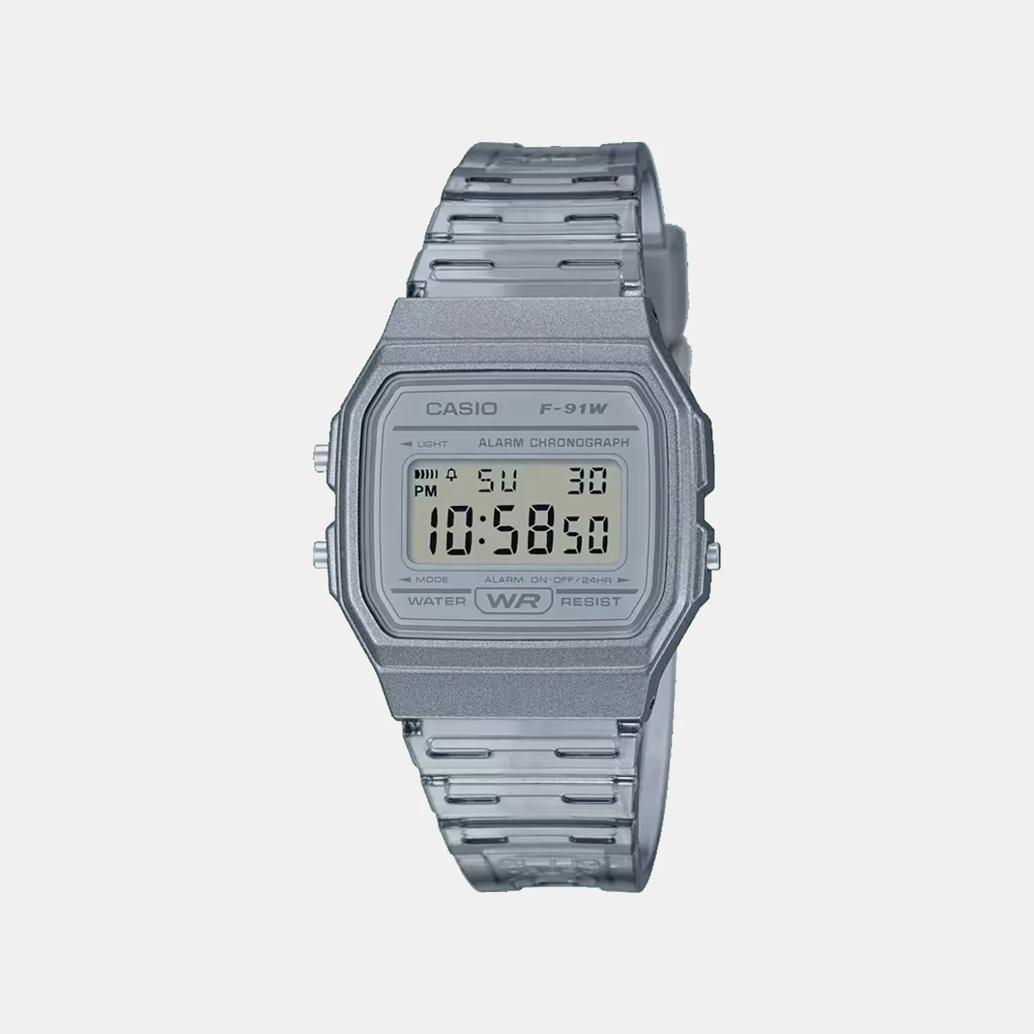 Women Quartz Blue Dial Digital Resin Watch D410