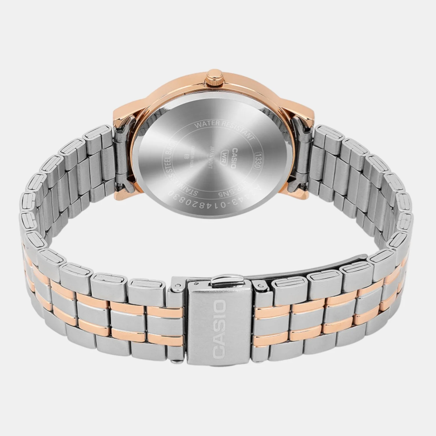 Women Quartz Brown Dial Analog Stainless Steel Watch A2443 - Image 5