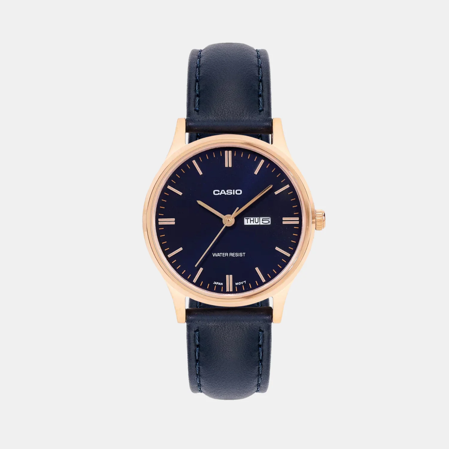 Women Quartz Blue Dial Analog Stainless Steel Watch A2511