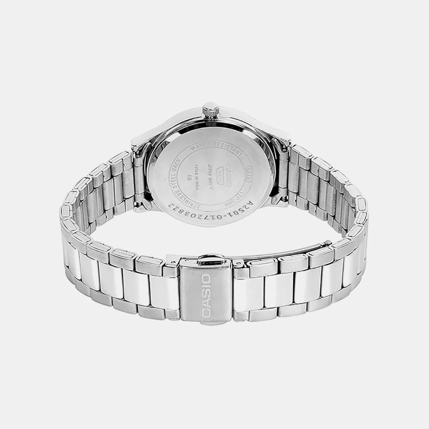 Women Quartz Black Dial Analog Stainless Steel Watch A2501 - Image 4