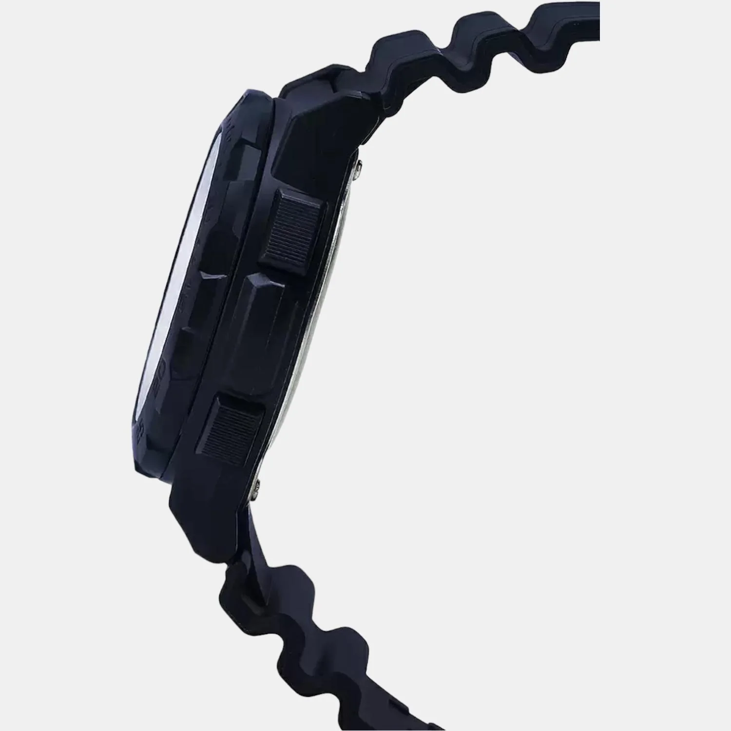 Youth Men Quartz Black Dial Analog-Digital Resin Watch AD217 - Image 2