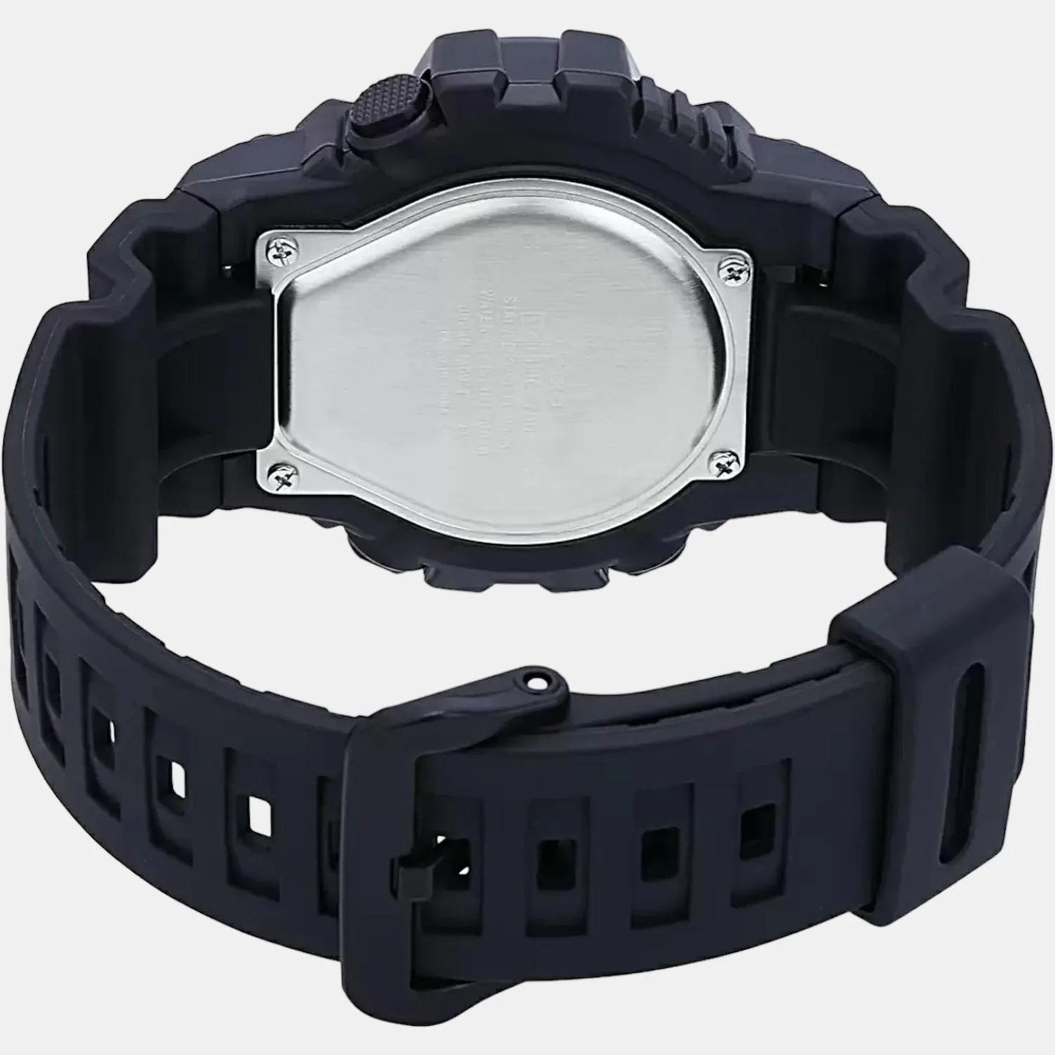 Youth Men Quartz Black Dial Analog-Digital Resin Watch D154 - Image 4