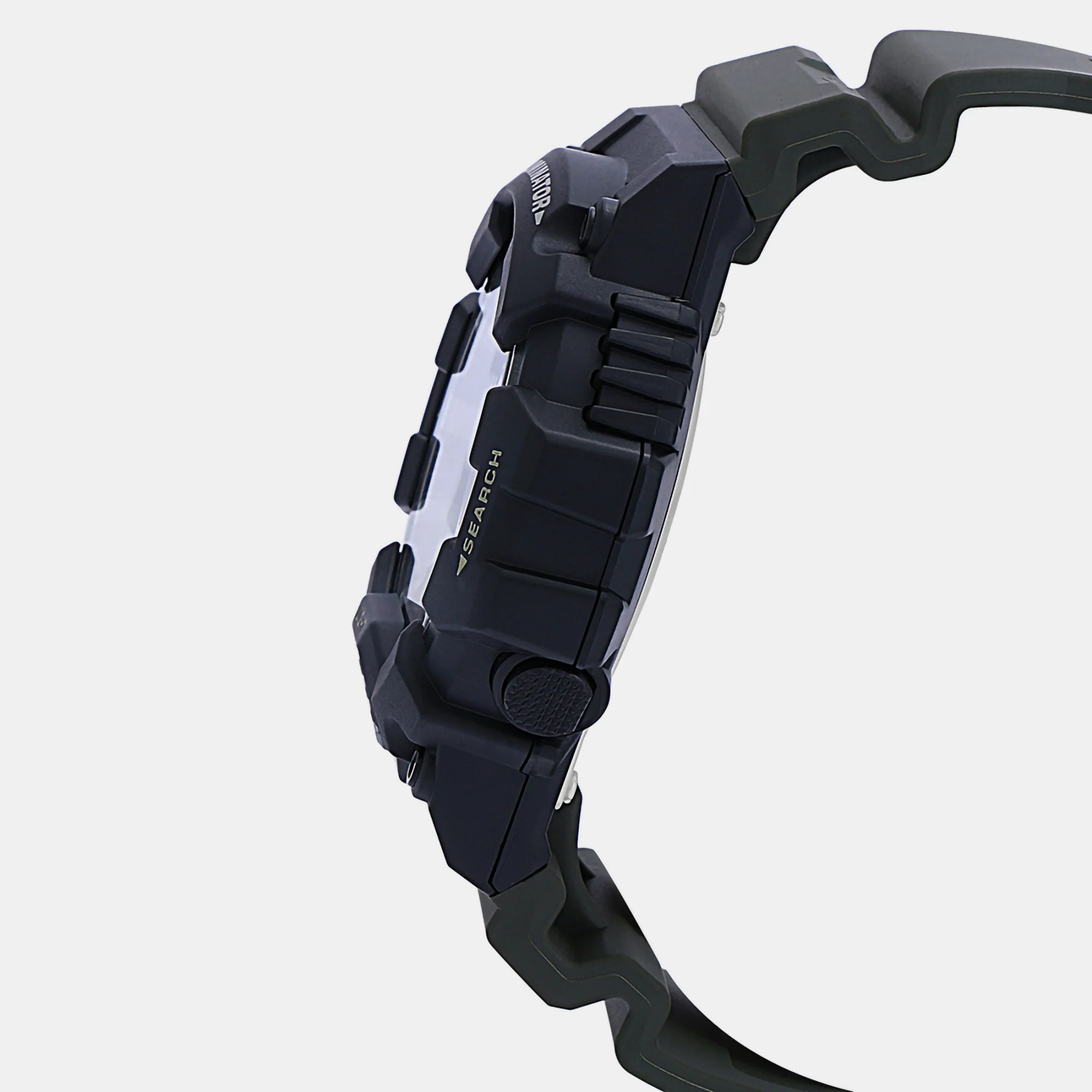 Youth Men Quartz Black Dial Analog-Digital Resin Watch D155 - Image 3