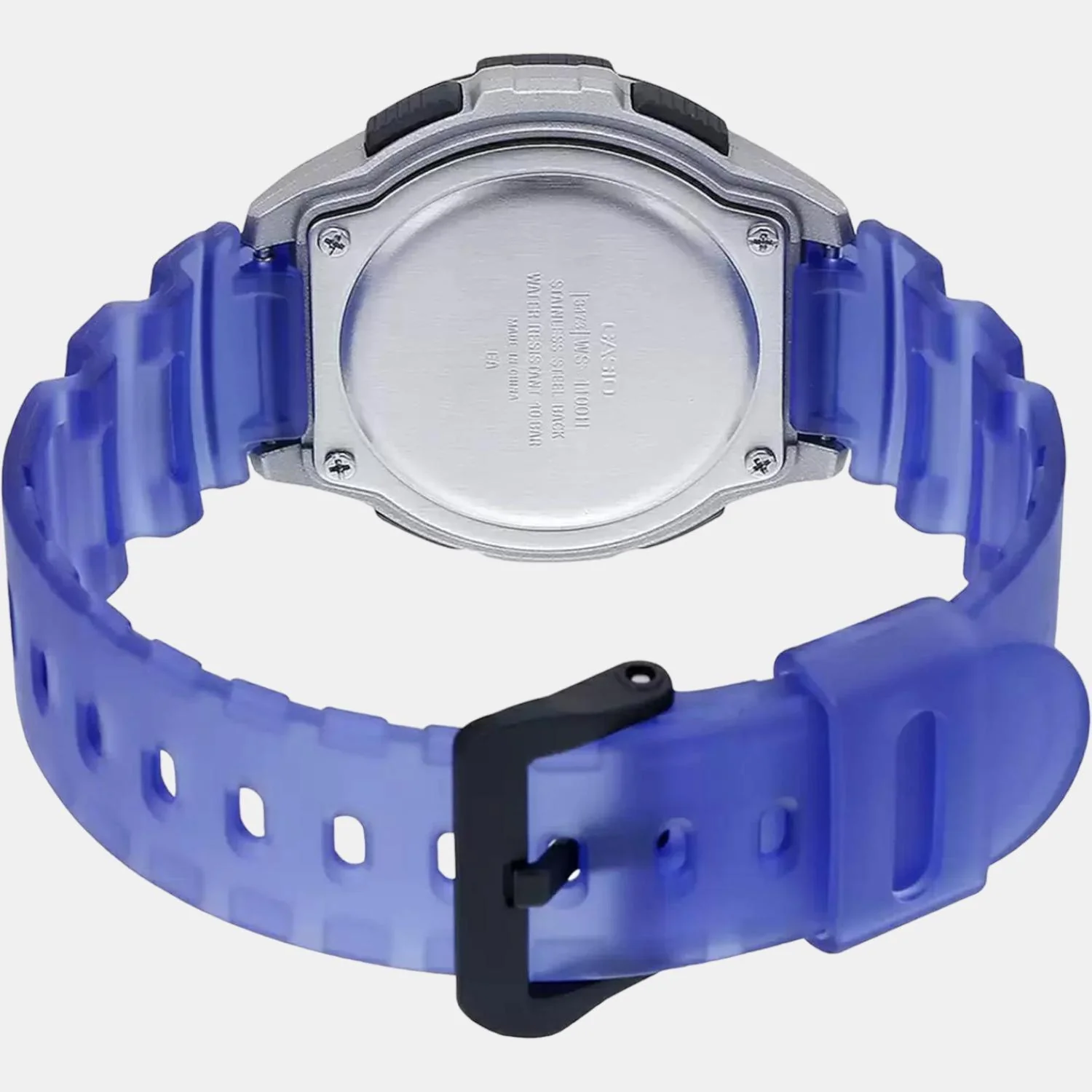 Youth Men Quartz Black Dial Digital Resin Watch A1724 - Image 2