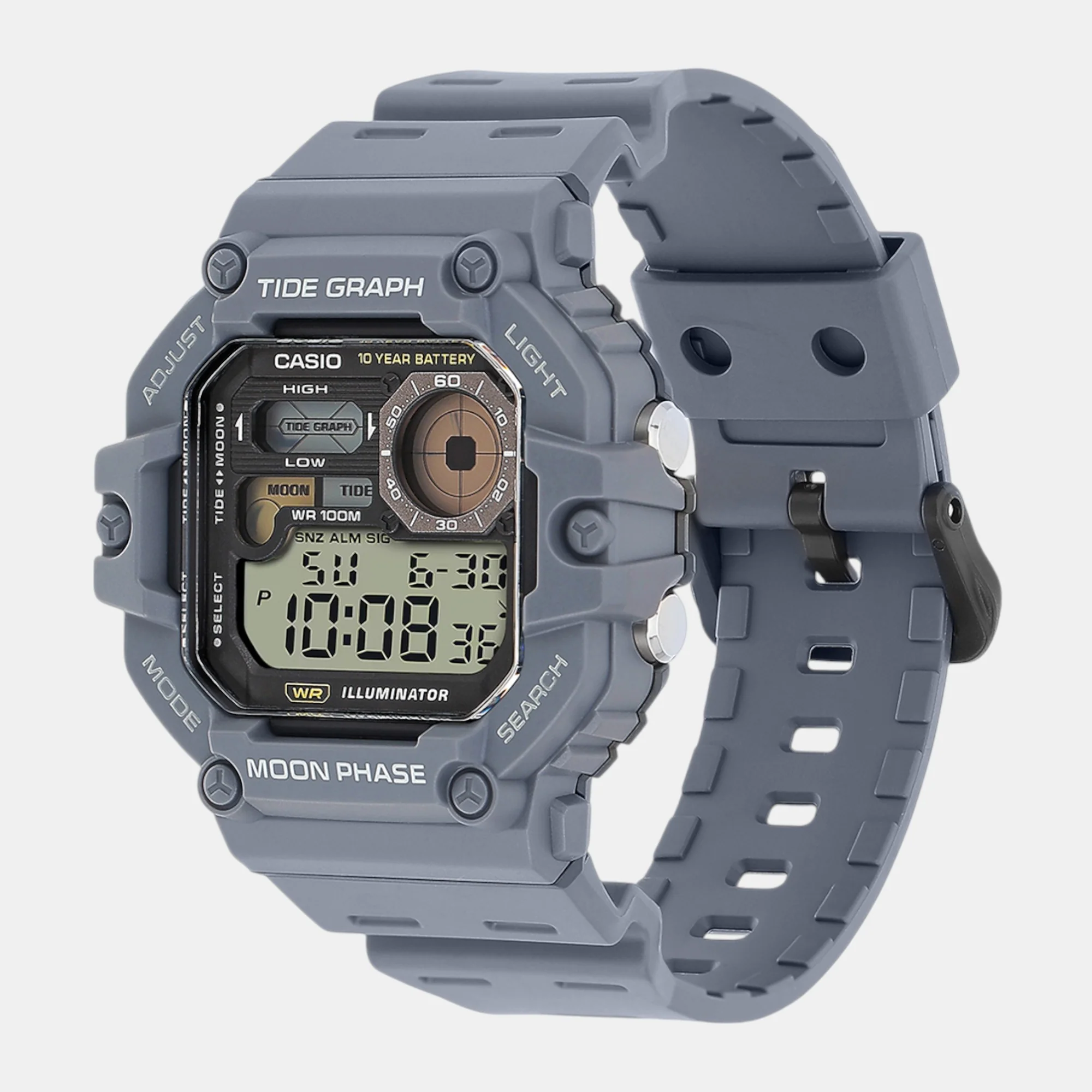 Youth Men Quartz Black Dial Digital Resin Watch A2249 - Image 2