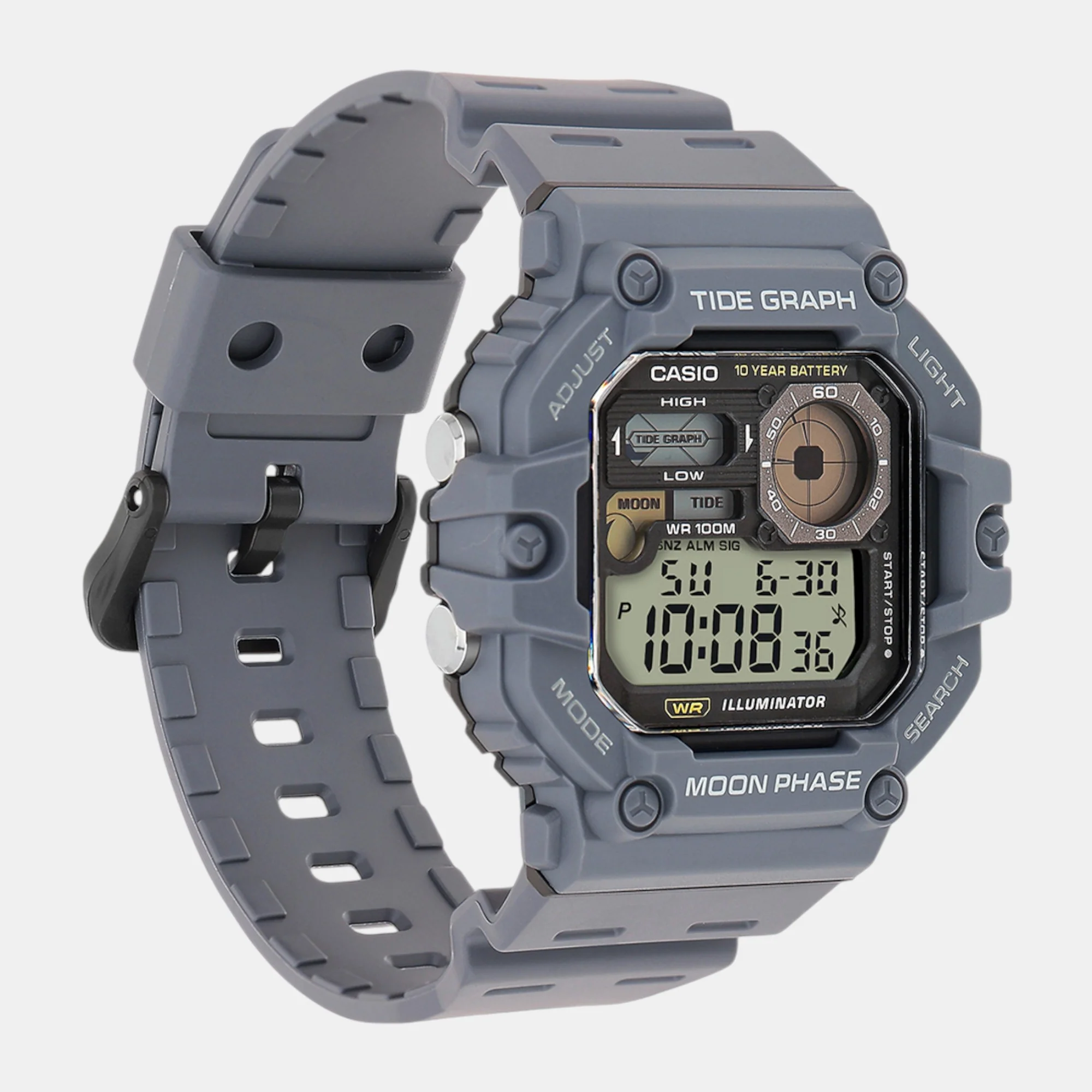 Youth Men Quartz Black Dial Digital Resin Watch A2249 - Image 3