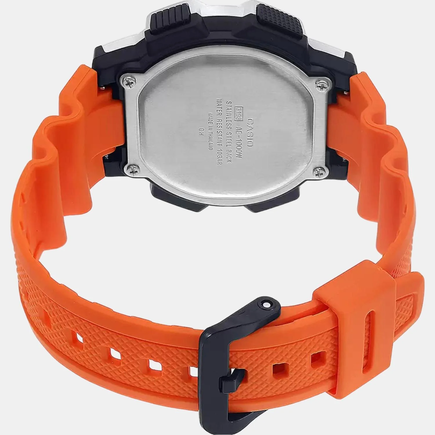Youth Men Quartz Black Dial Digital Resin Watch D121 - Image 2