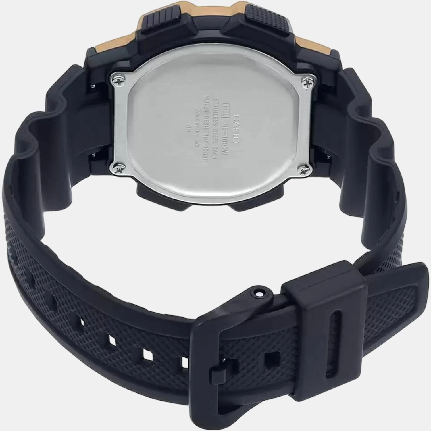 Youth Men Quartz Black Dial Digital Resin Watch D122 - Image 2