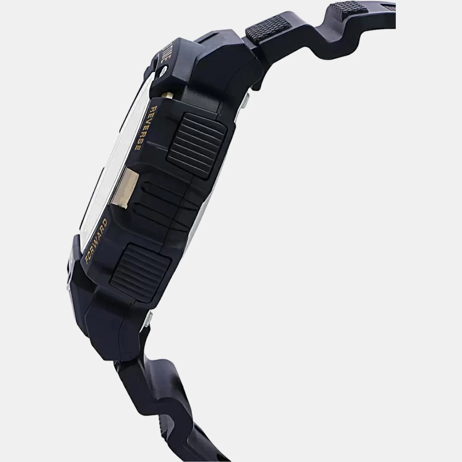 Youth Men Quartz Gold Dial Digital Resin Watch D151 - Image 3