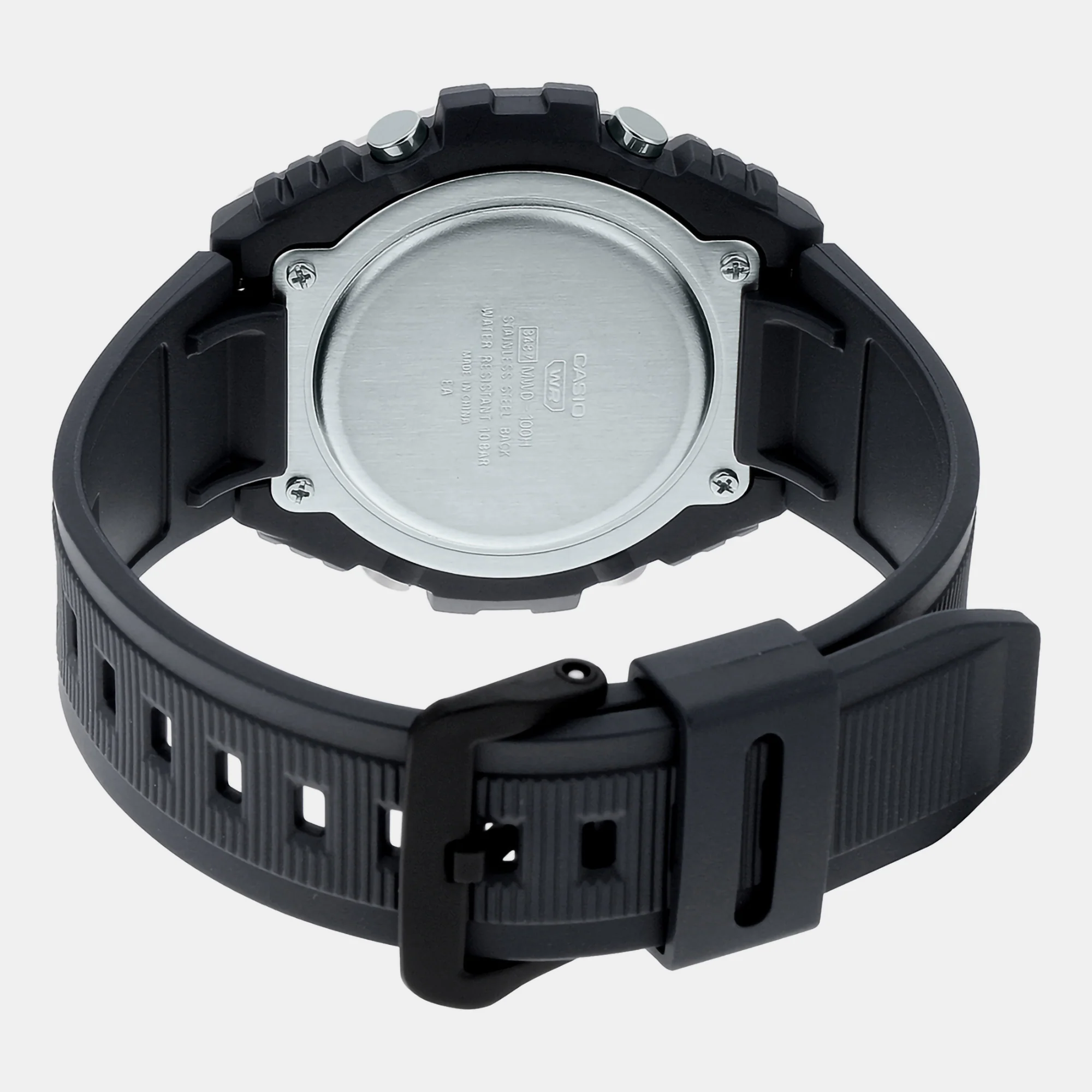 Youth Men Quartz Black Dial Digital Resin Watch D189 - Image 4