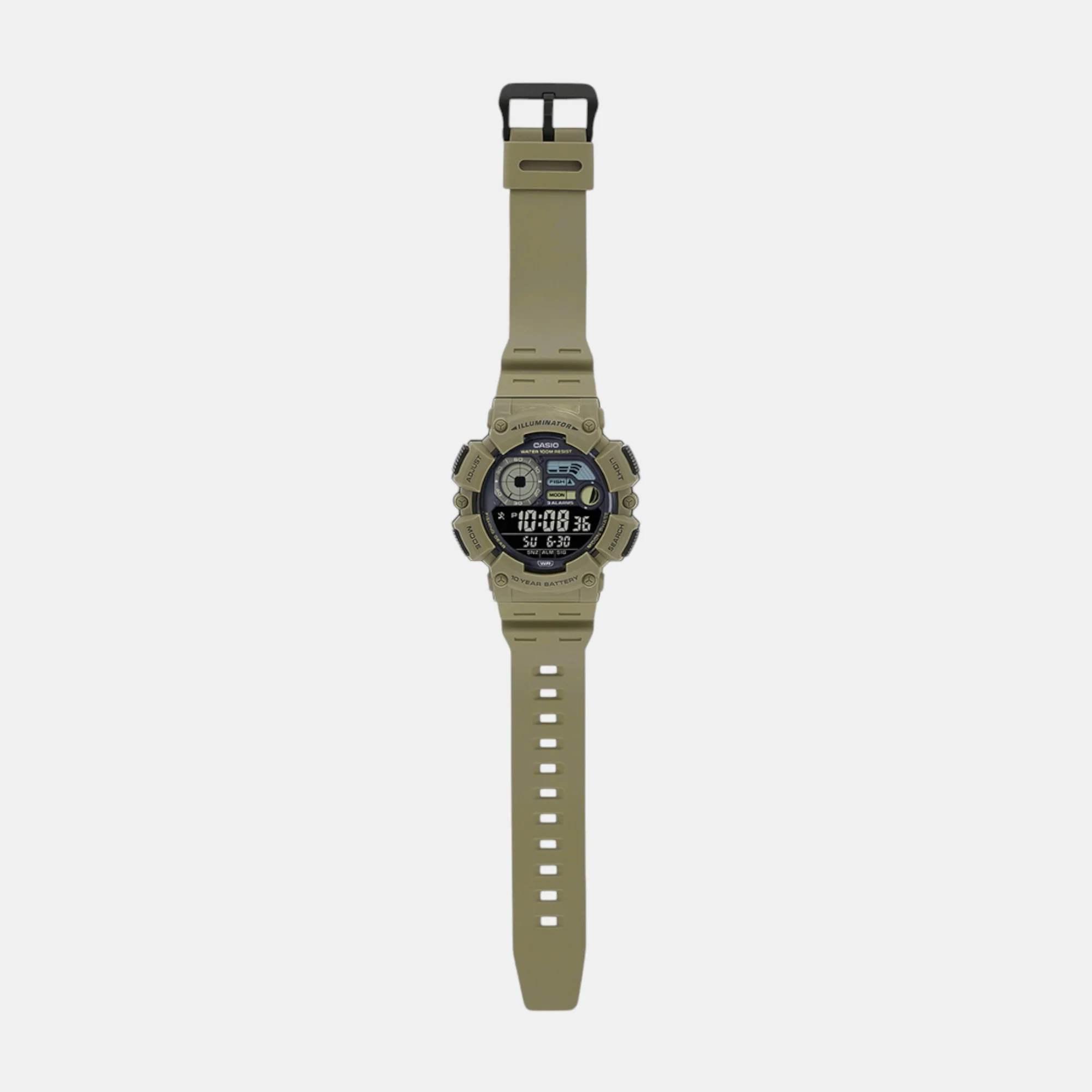 Youth Men Quartz Black Dial Digital Resin Watch D351 - Image 8