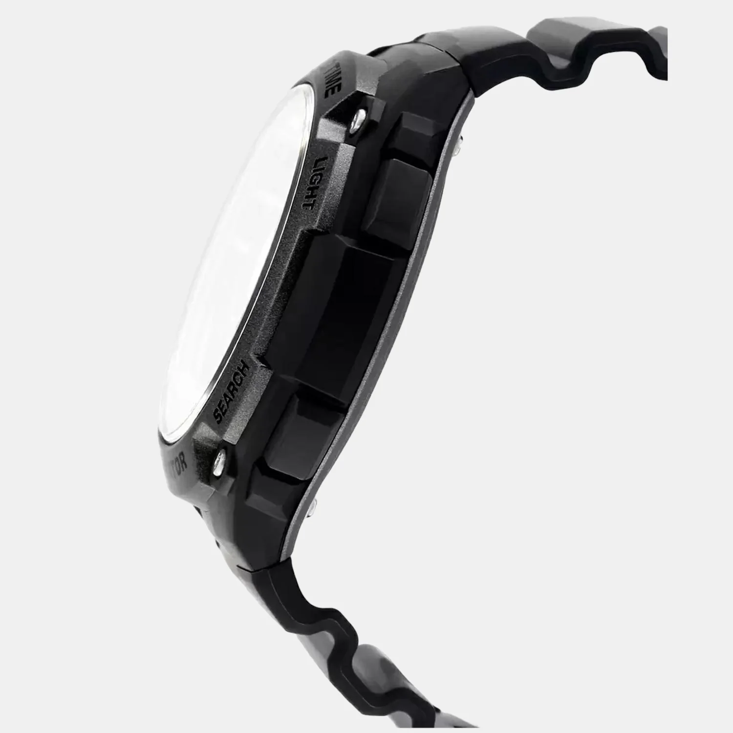 Youth Men Quartz Black Dial Digital Stainless Steel Watch I102 - Image 2