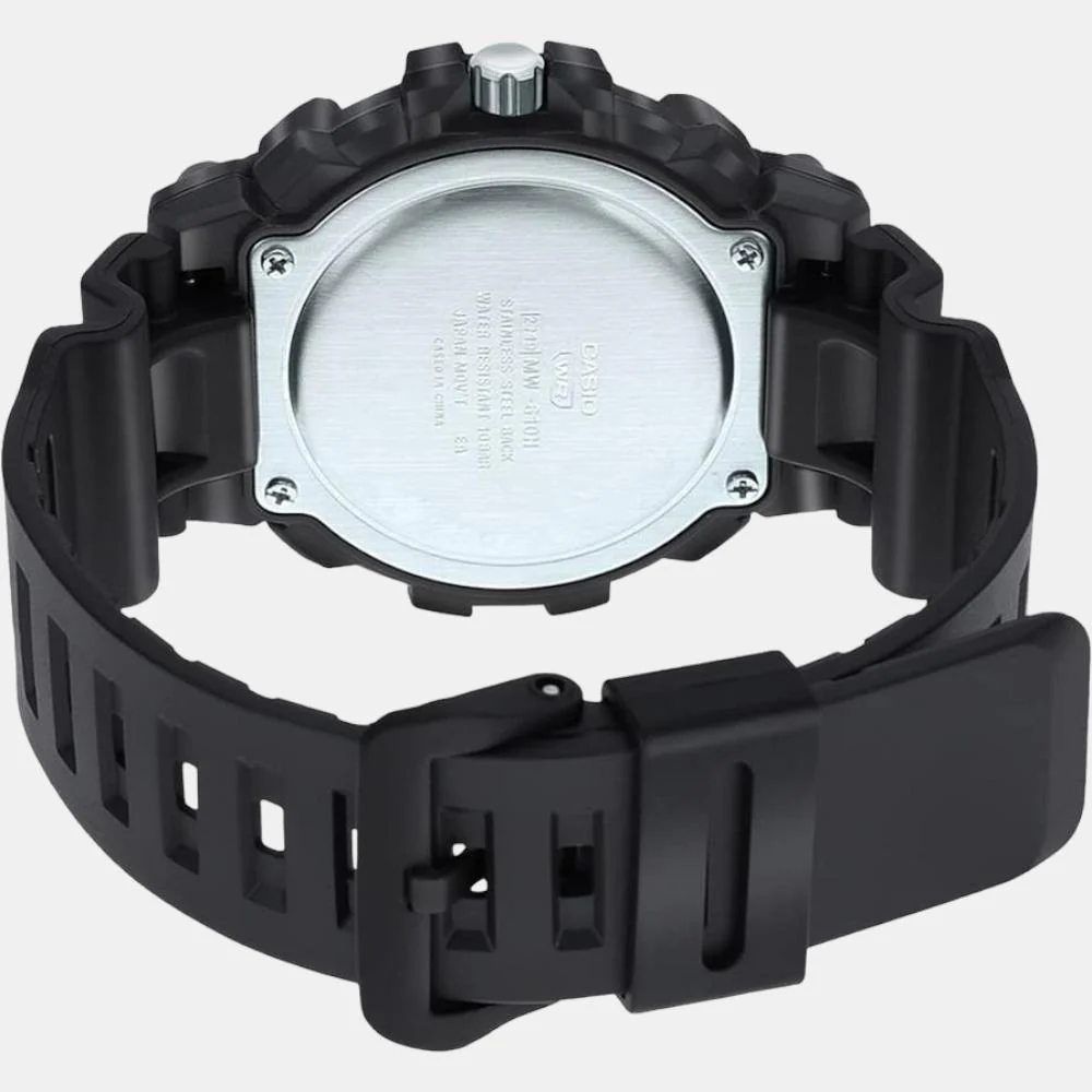 Youth Men Quartz Blue Dial Analog Resin Watch AD266 - Image 4