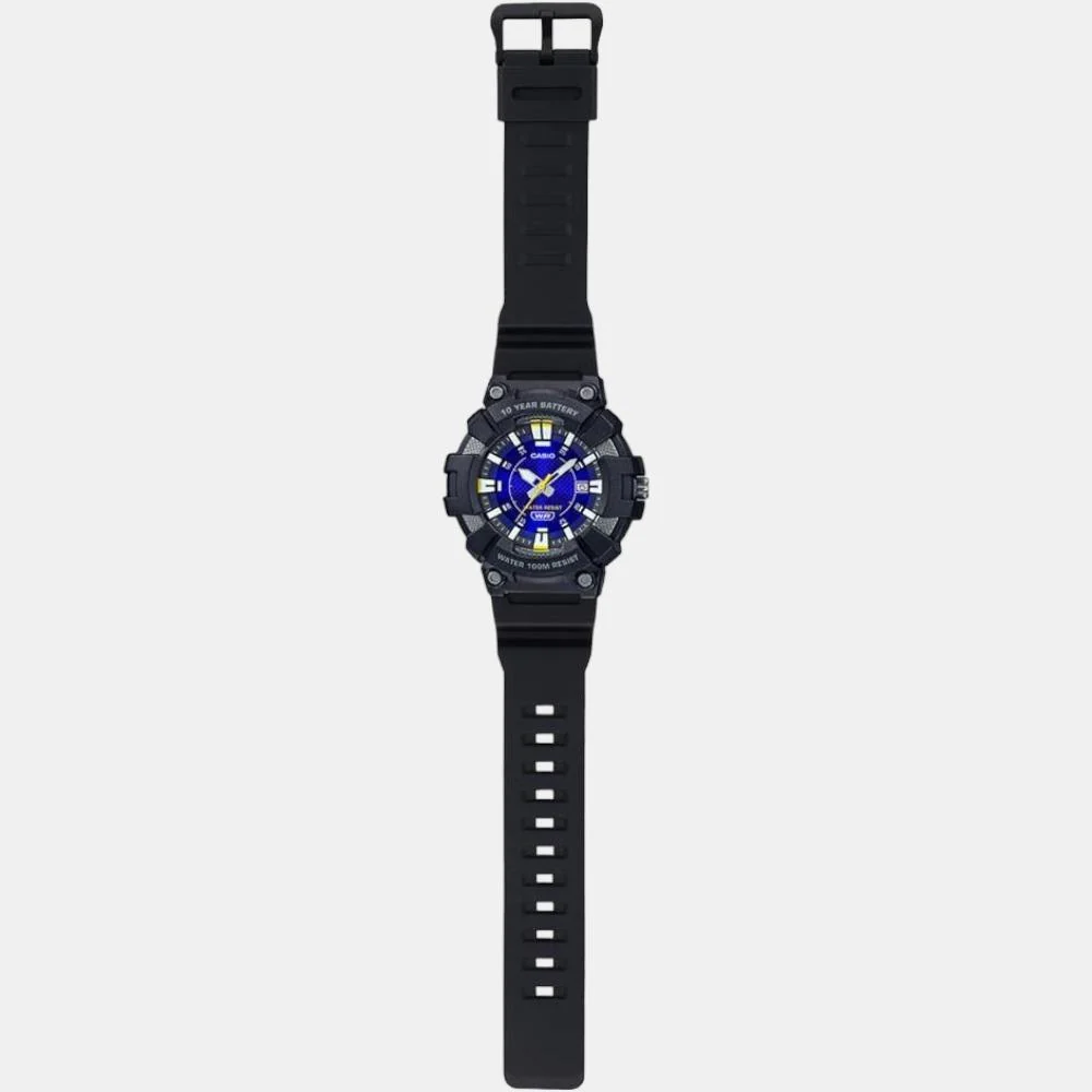 Youth Men Quartz Blue Dial Analog Resin Watch AD266 - Image 5