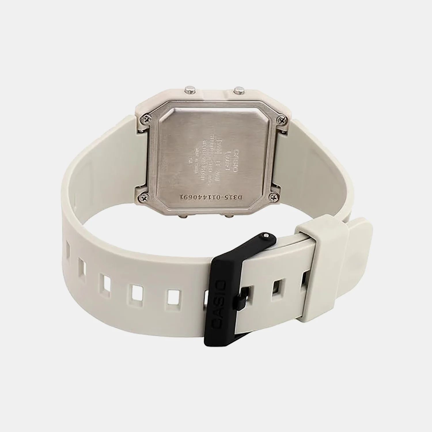 Youth Men Quartz Cream Dial Digital Resin Watch D315 - Image 3