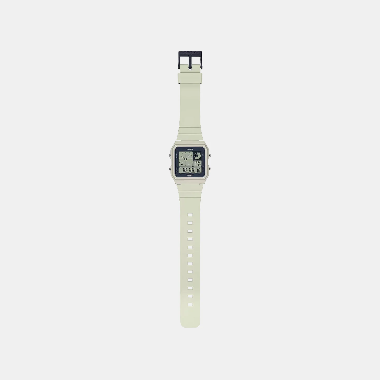 Youth Men Quartz Cream Dial Digital Resin Watch D315 - Image 4
