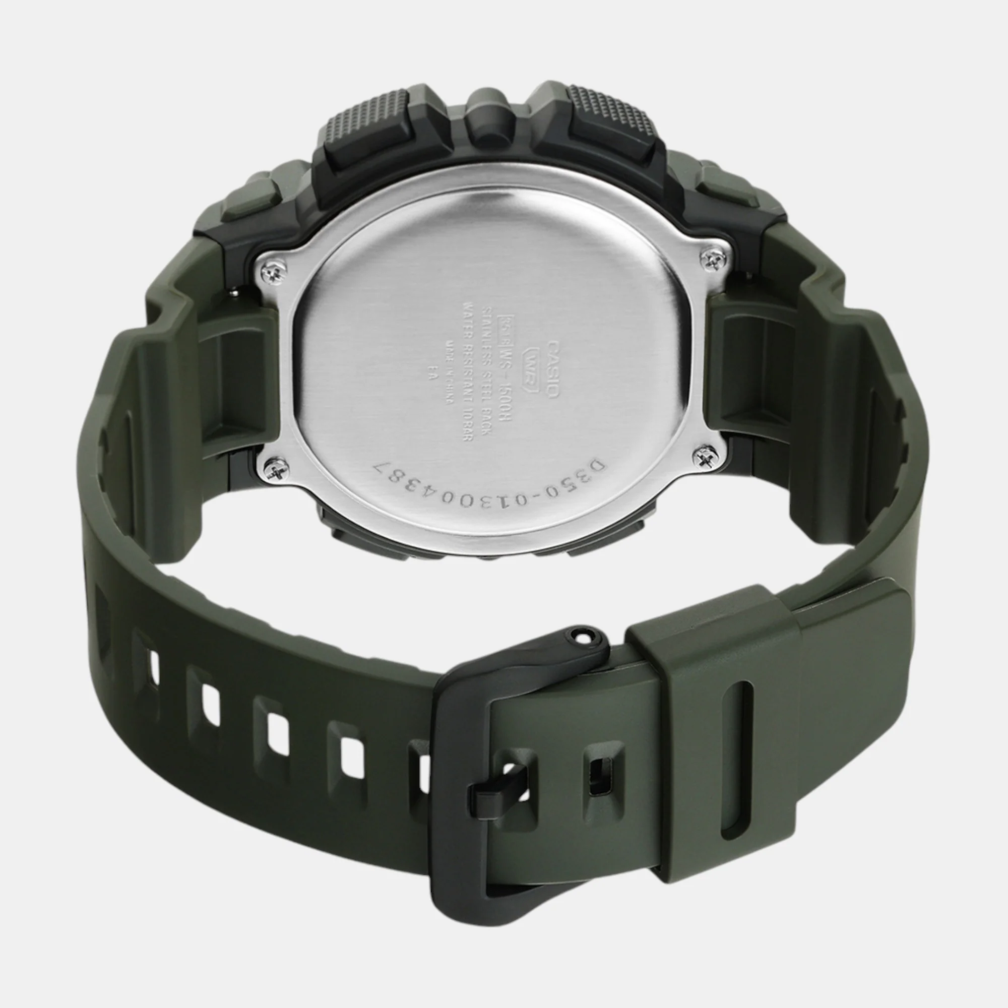 Youth Men Quartz Dark Grey Dial Digital Resin Watch D350 - Image 7