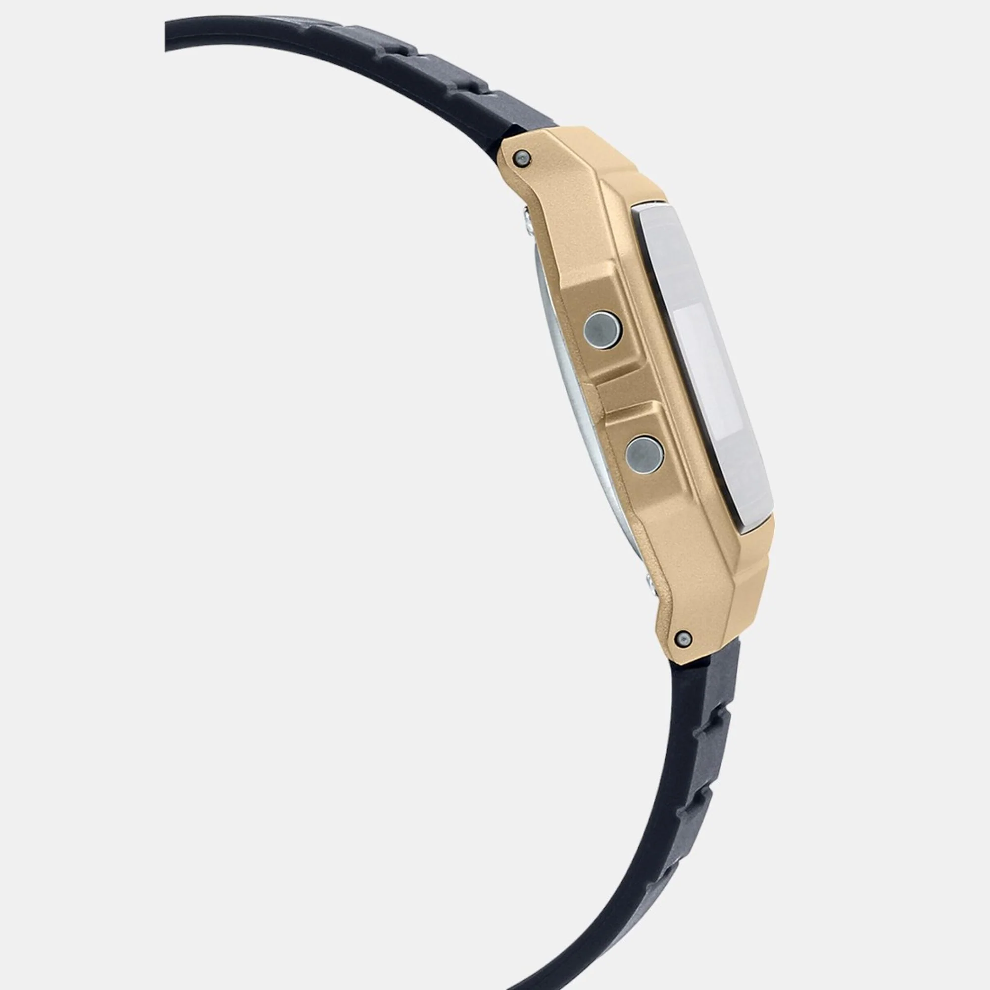 Youth Men Quartz Gold Dial Digital Resin Watch D142 - Image 3