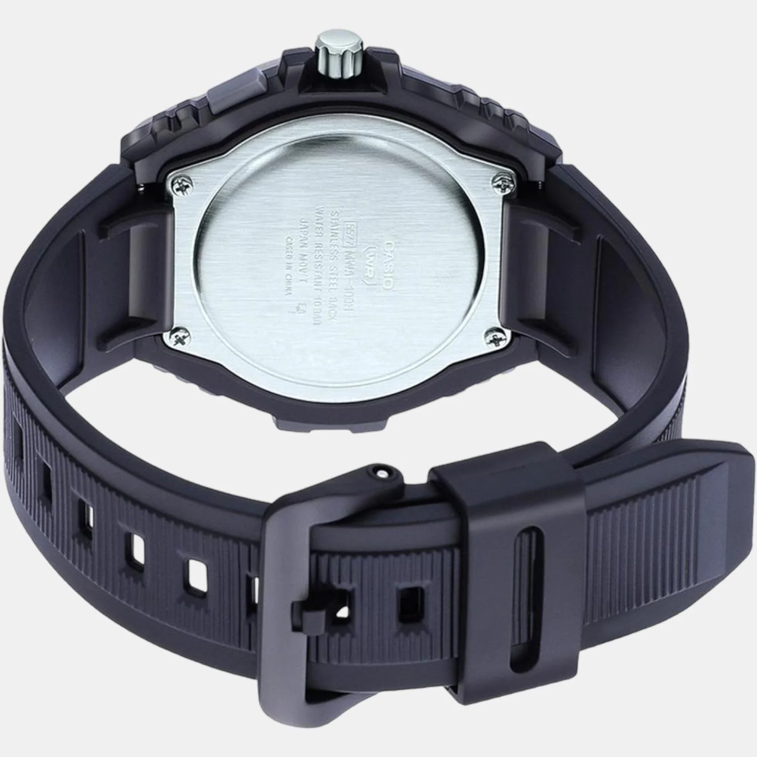 Youth Men Quartz Grey Dial Analog-Digital Resin Watch AD261 - Image 3