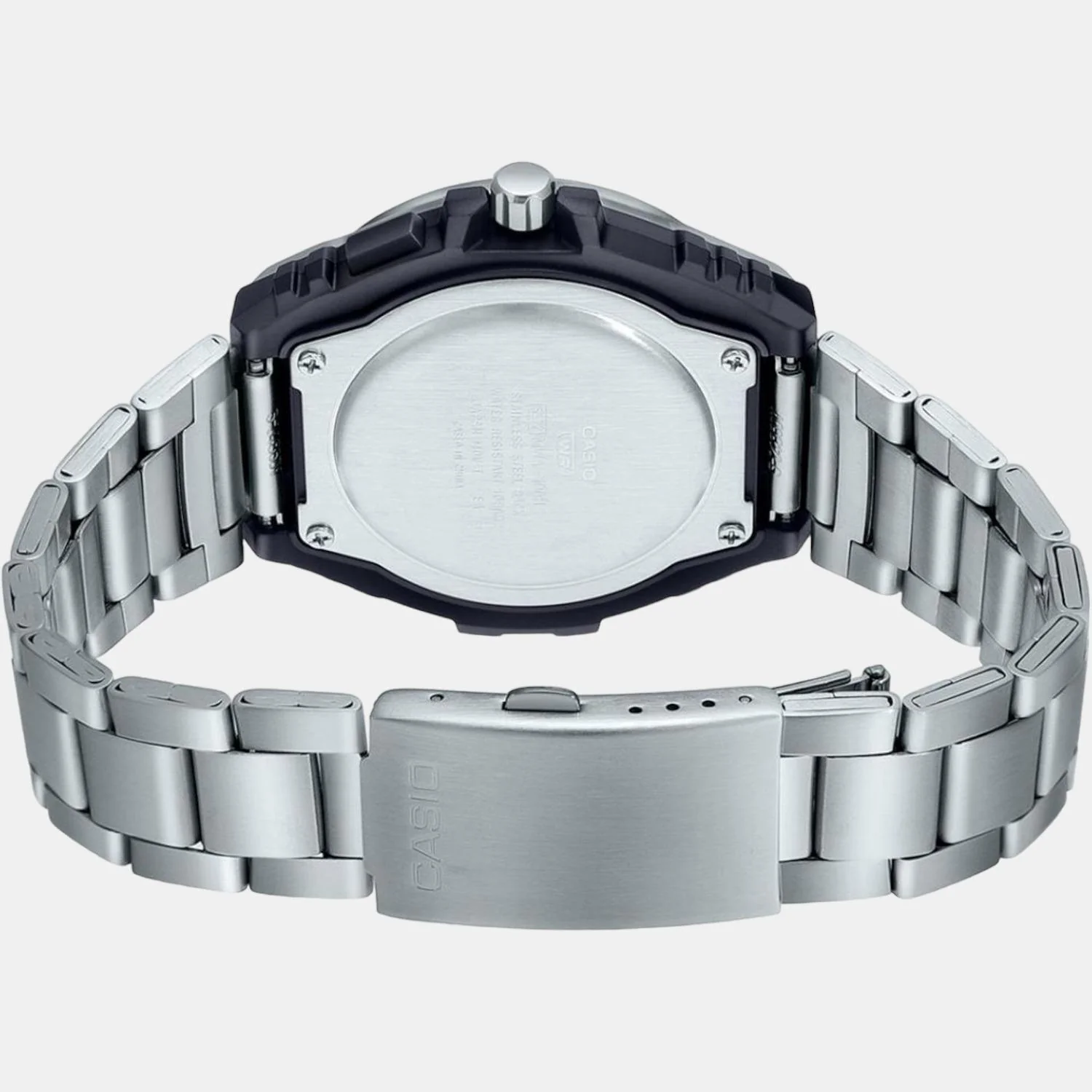 Youth Men Quartz Grey Dial Analog Stainless Steel Watch AD269 - Image 2