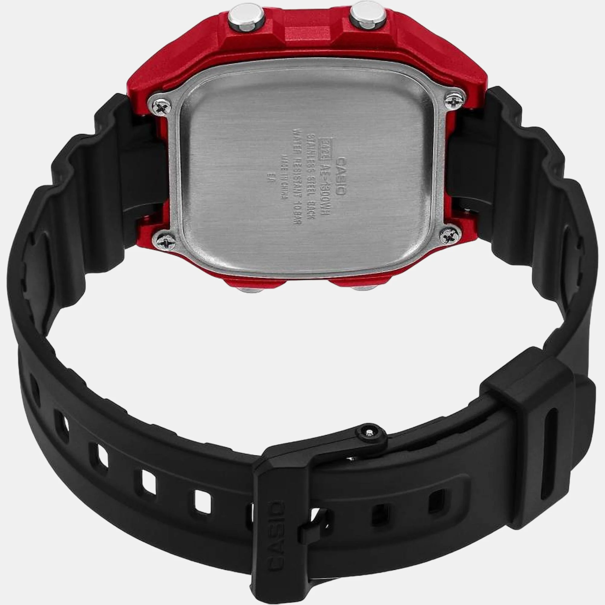 Youth Men Quartz Grey Dial Digital Resin Watch D108 - Image 4
