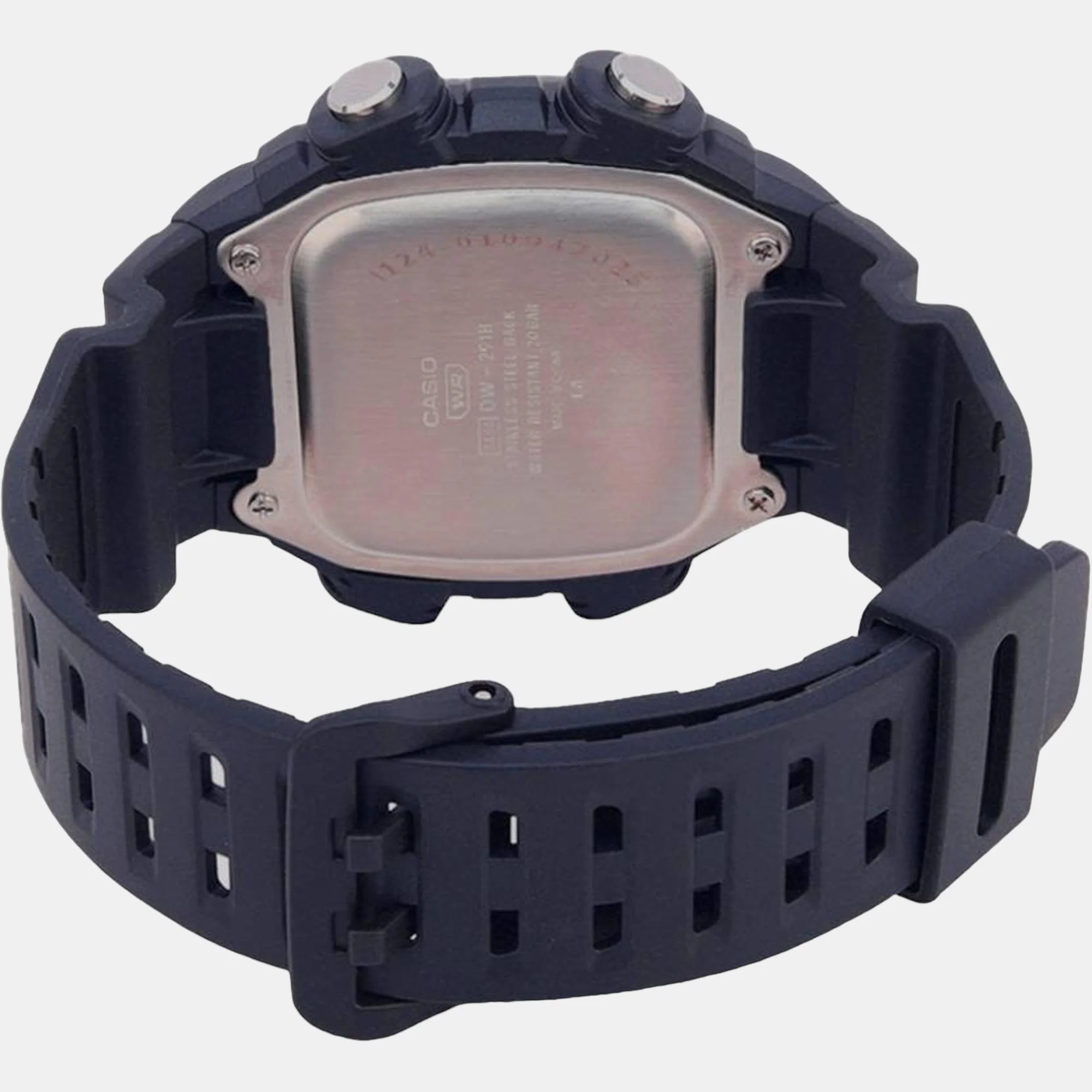 Youth Men Quartz Grey Dial Digital Resin Watch I124 - Image 3