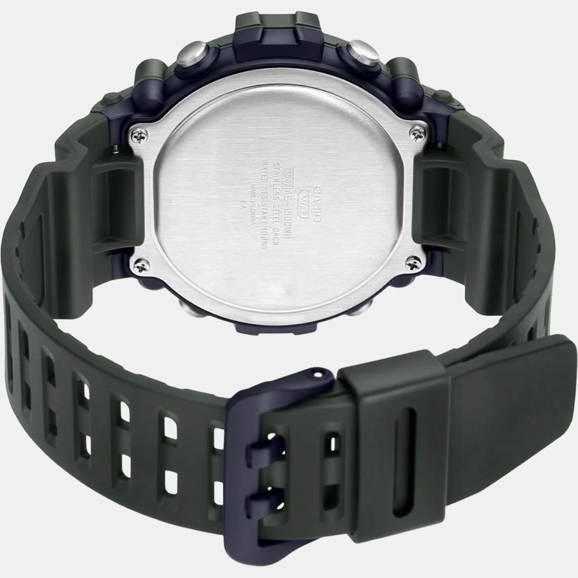 Youth Men Quartz Off White Dial Digital Resin Watch D276 - Image 4