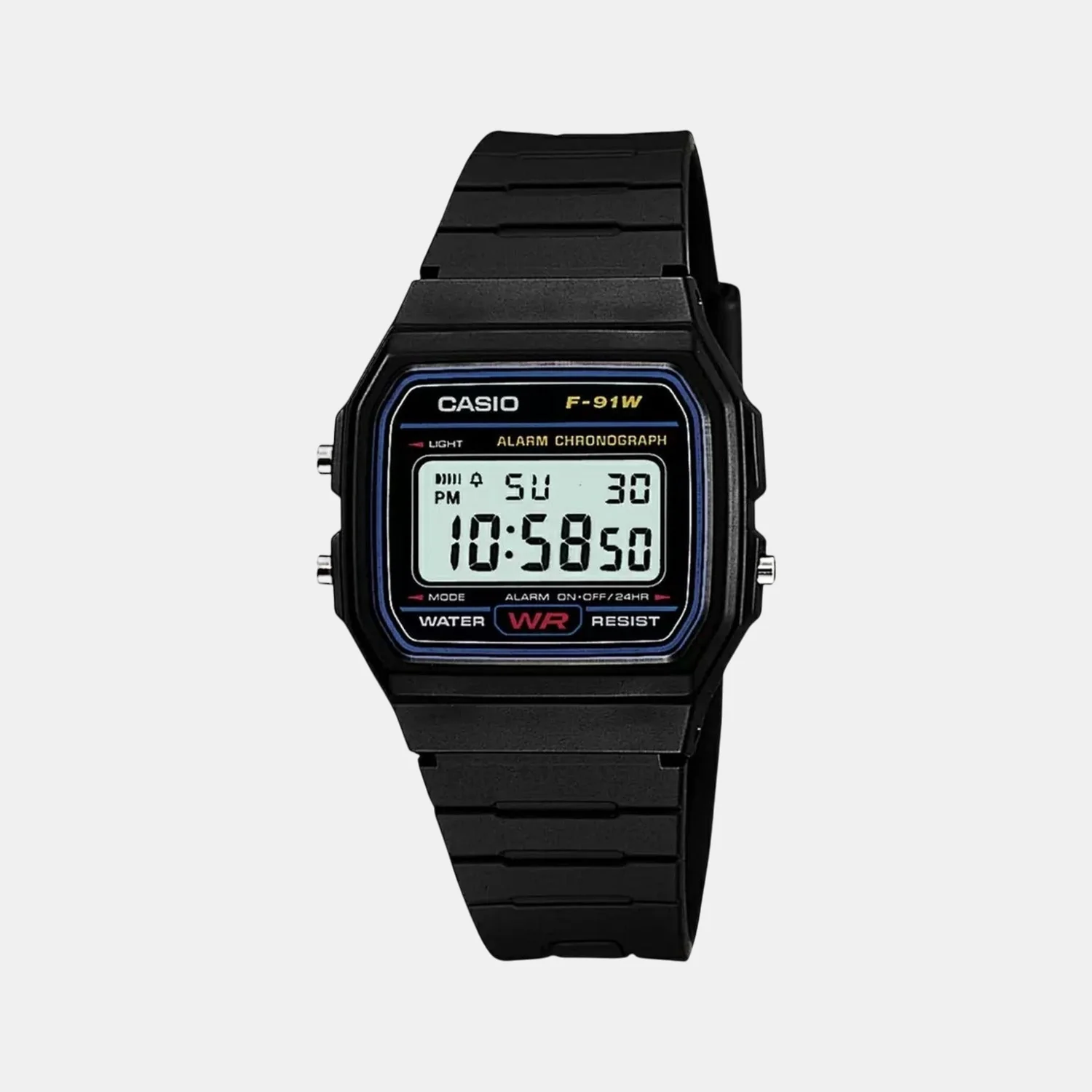 Youth Unisex Quartz Black Dial Digital Resin Watch D002