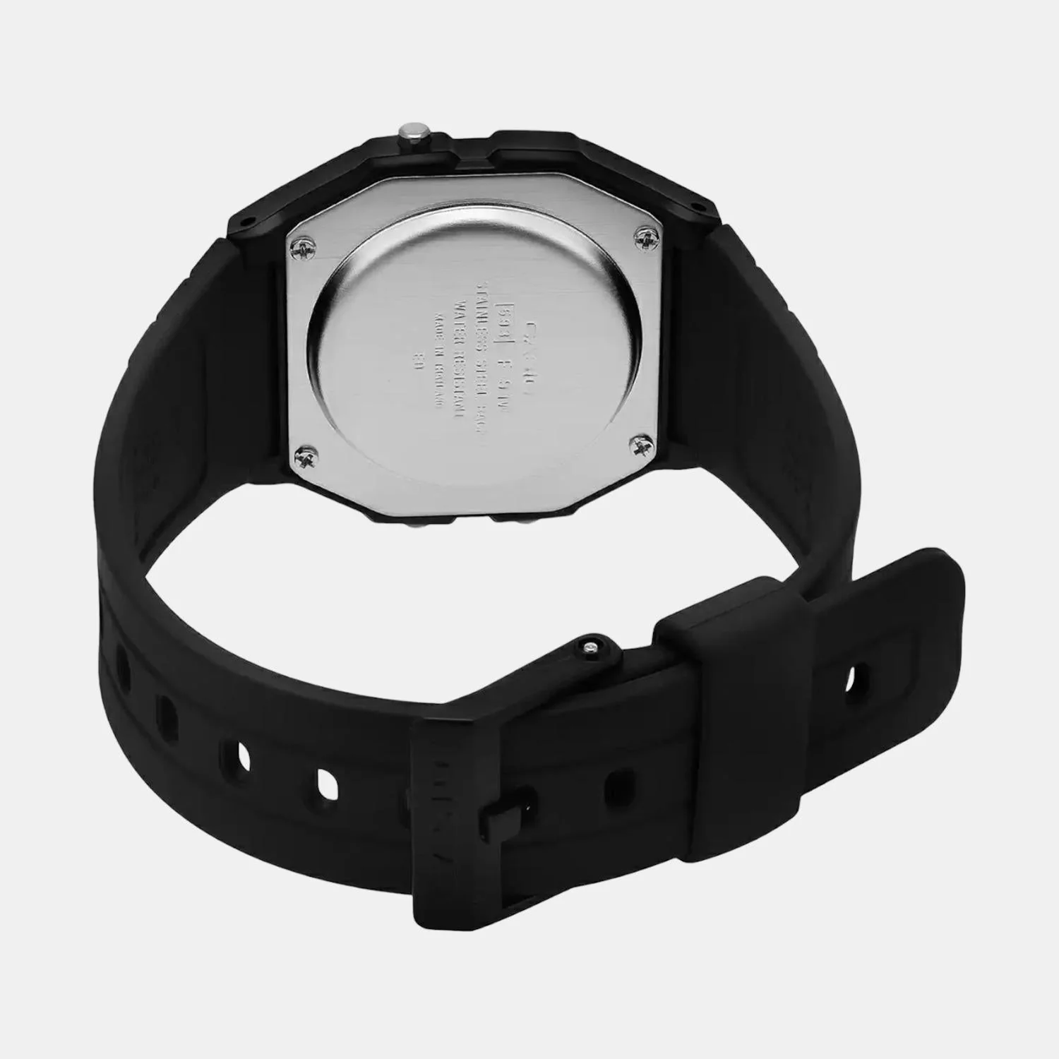 Youth Unisex Quartz Black Dial Digital Resin Watch D002 - Image 5