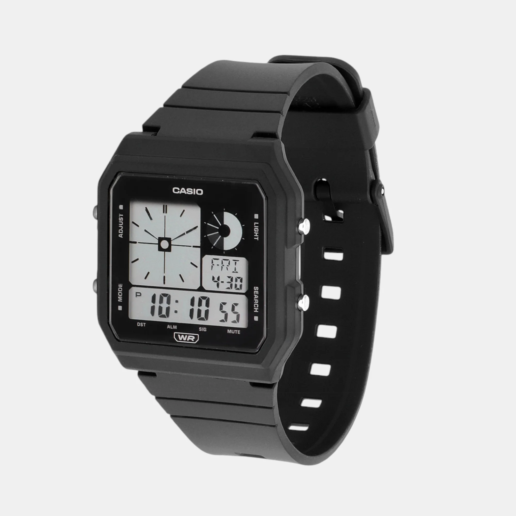 Youth Unisex Quartz Black Dial Digital Resin Watch D311 - Image 2