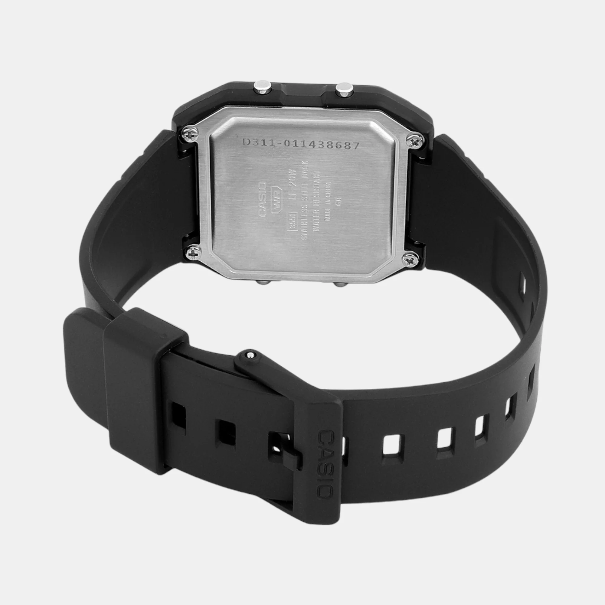 Youth Unisex Quartz Black Dial Digital Resin Watch D311 - Image 6