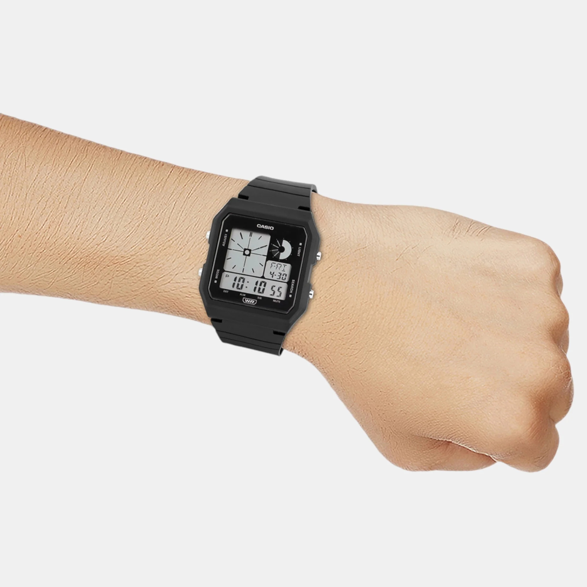 Youth Unisex Quartz Black Dial Digital Resin Watch D311 - Image 8