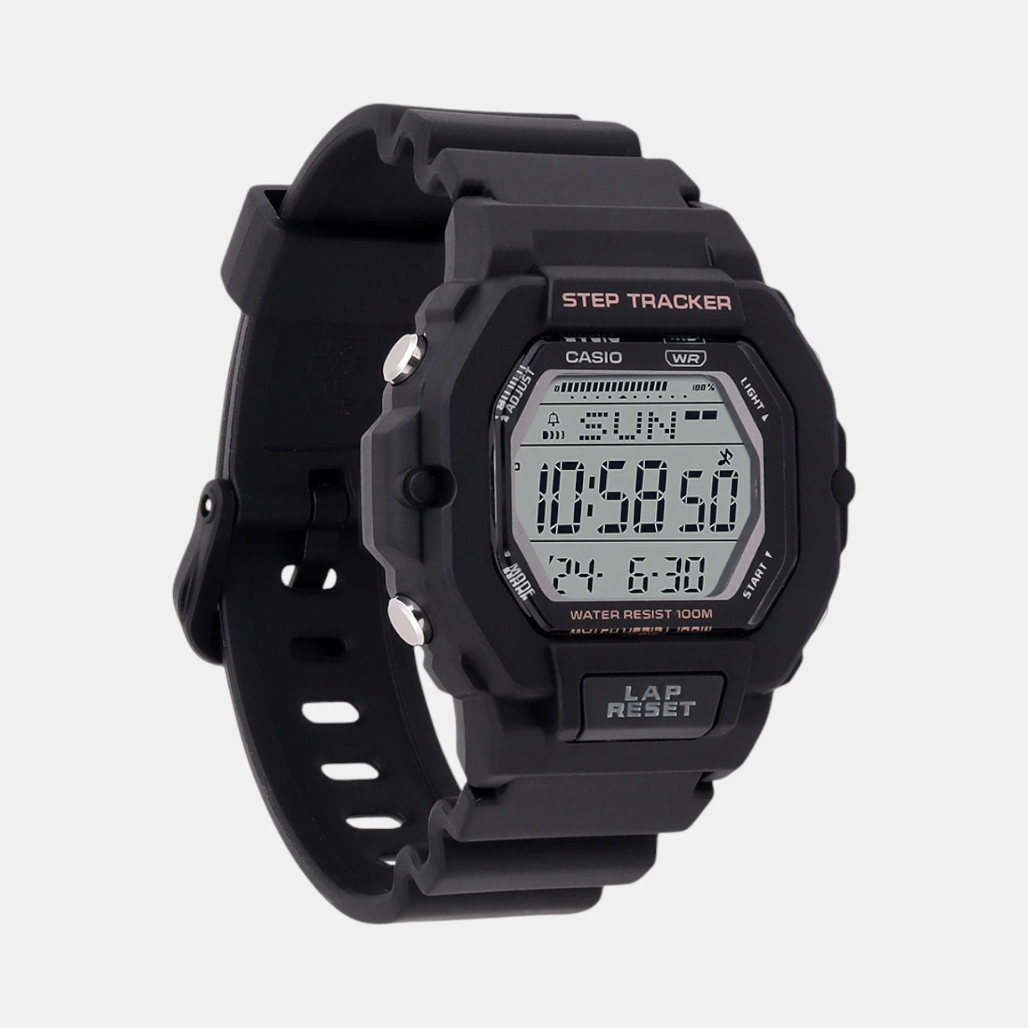 Youth Unisex Quartz Black Dial Digital Resin Watch D316 - Image 3