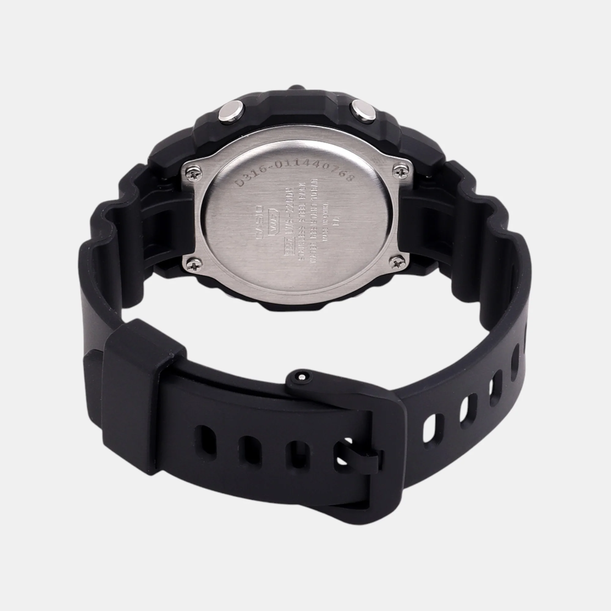 Youth Unisex Quartz Black Dial Digital Resin Watch D316 - Image 6