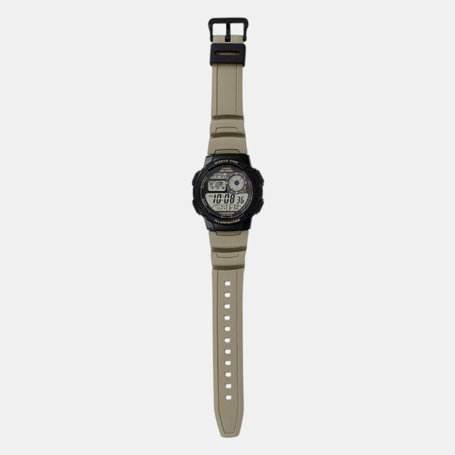 Youth Unisex Quartz Black Dial Digital Resin Watch D392 - Image 3