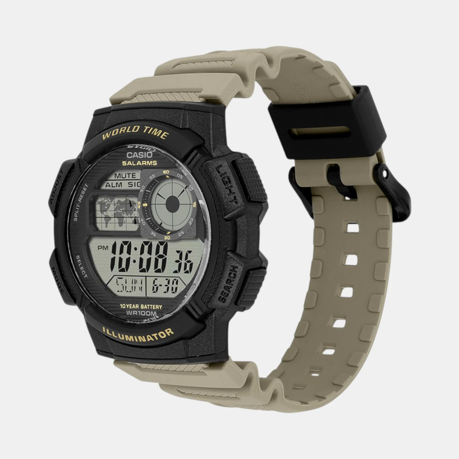 Youth Unisex Quartz Black Dial Digital Resin Watch D392 - Image 4