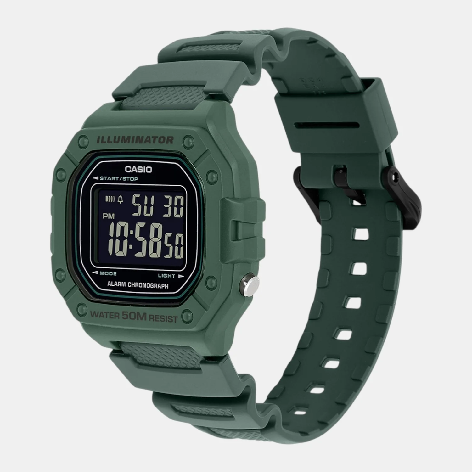 Youth Unisex Quartz Black Dial Digital Resin Watch D394 - Image 4