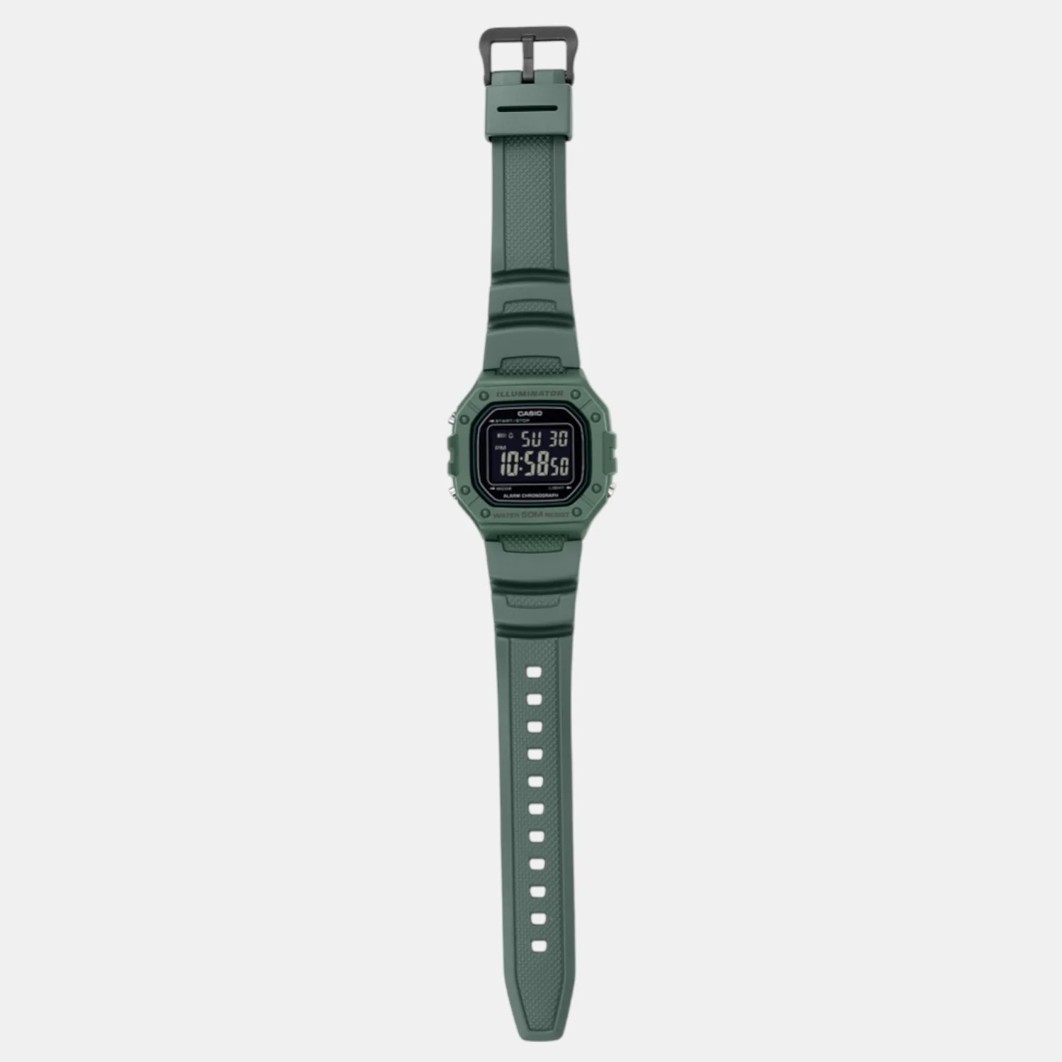 Youth Unisex Quartz Black Dial Digital Resin Watch D394 - Image 5