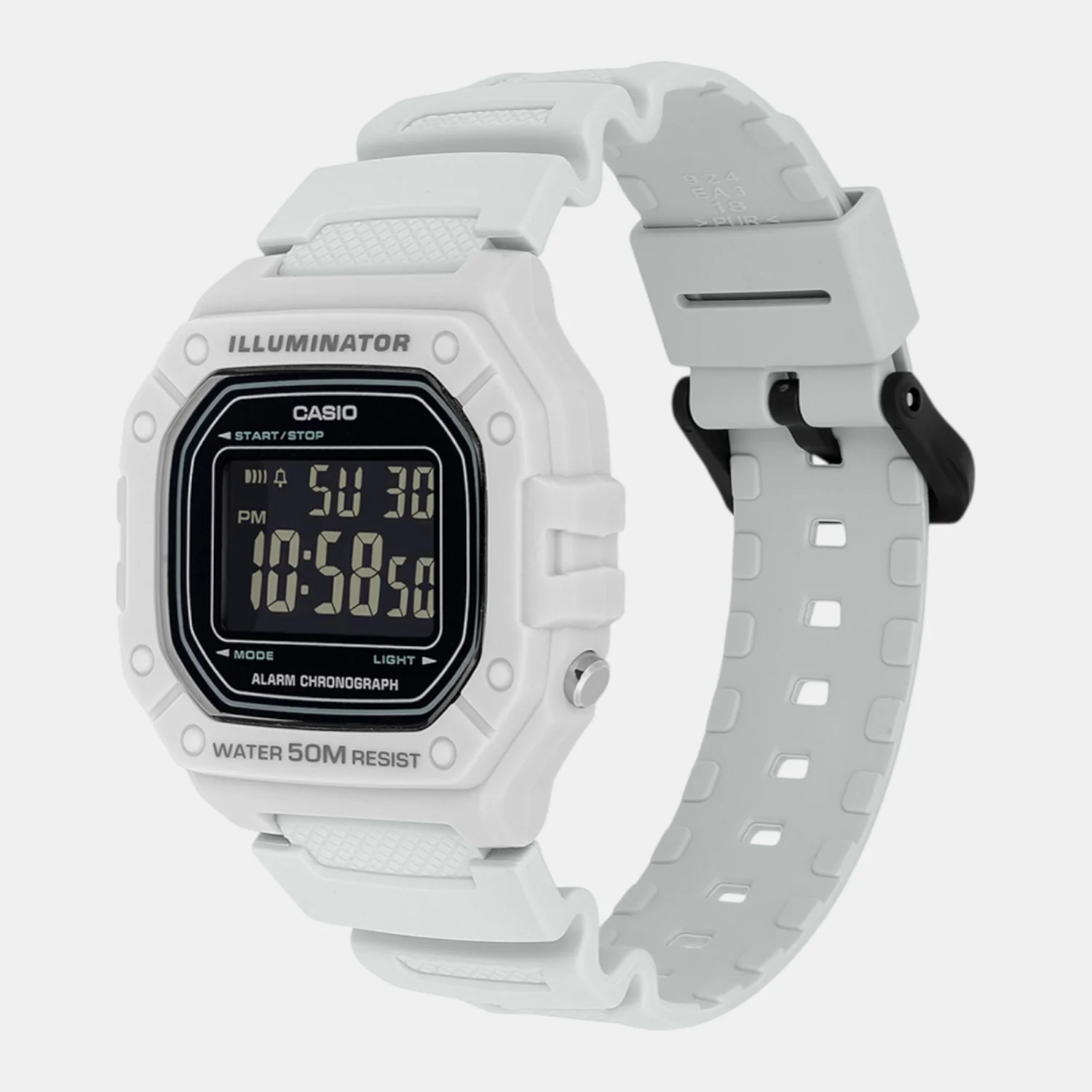 Youth Unisex Quartz Black Dial Digital Resin Watch D395 - Image 4
