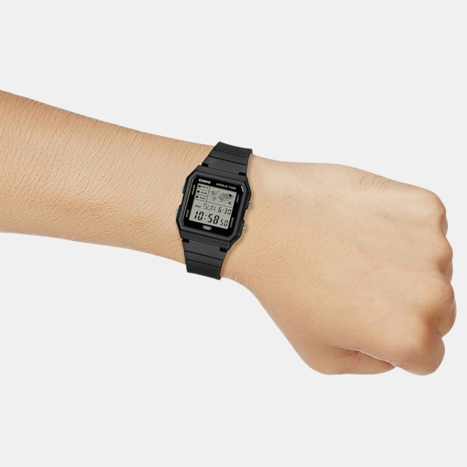 Youth Unisex Quartz Black Dial Digital Resin Watch D396 - Image 3