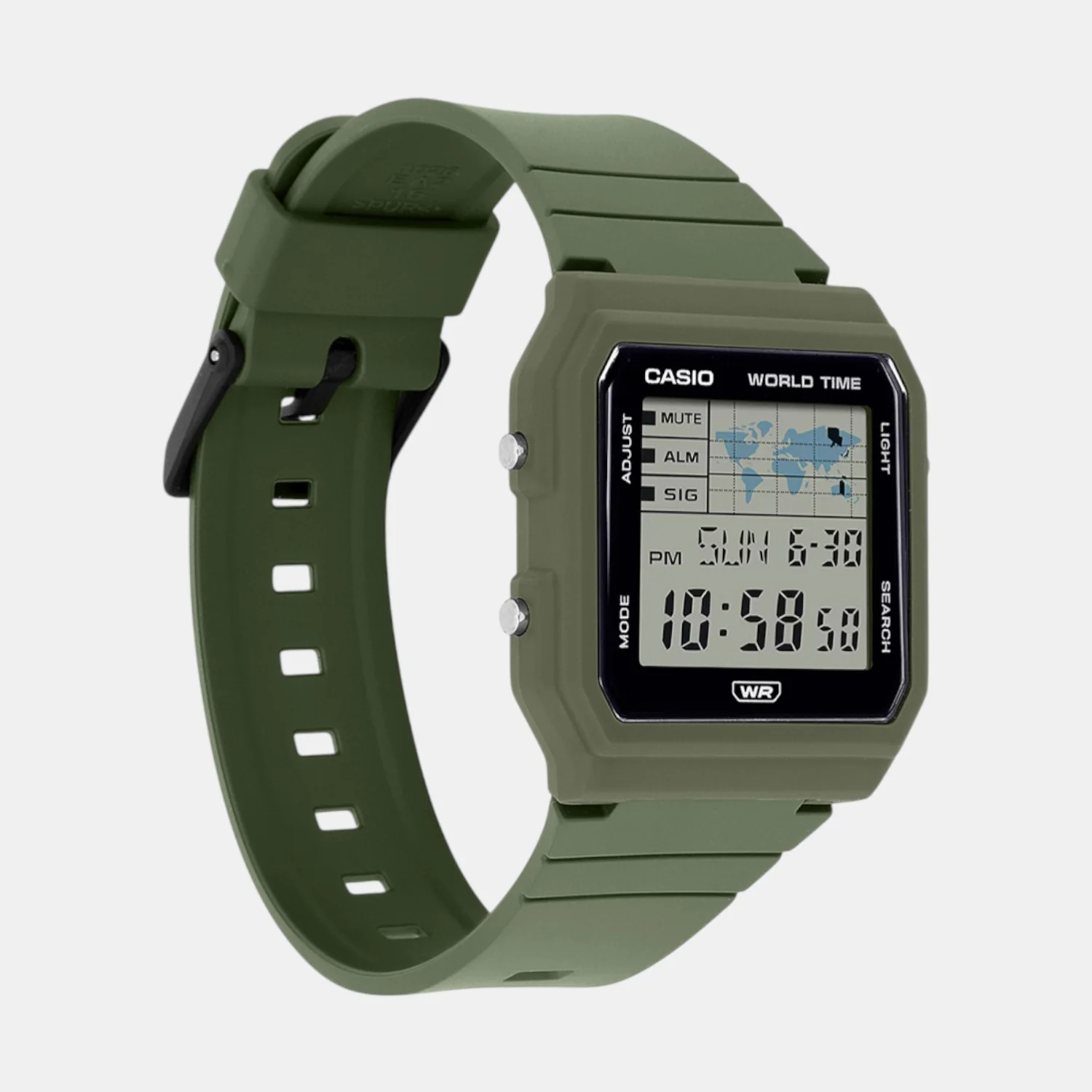 Youth Unisex Quartz Black Dial Digital Resin Watch D398 - Image 2